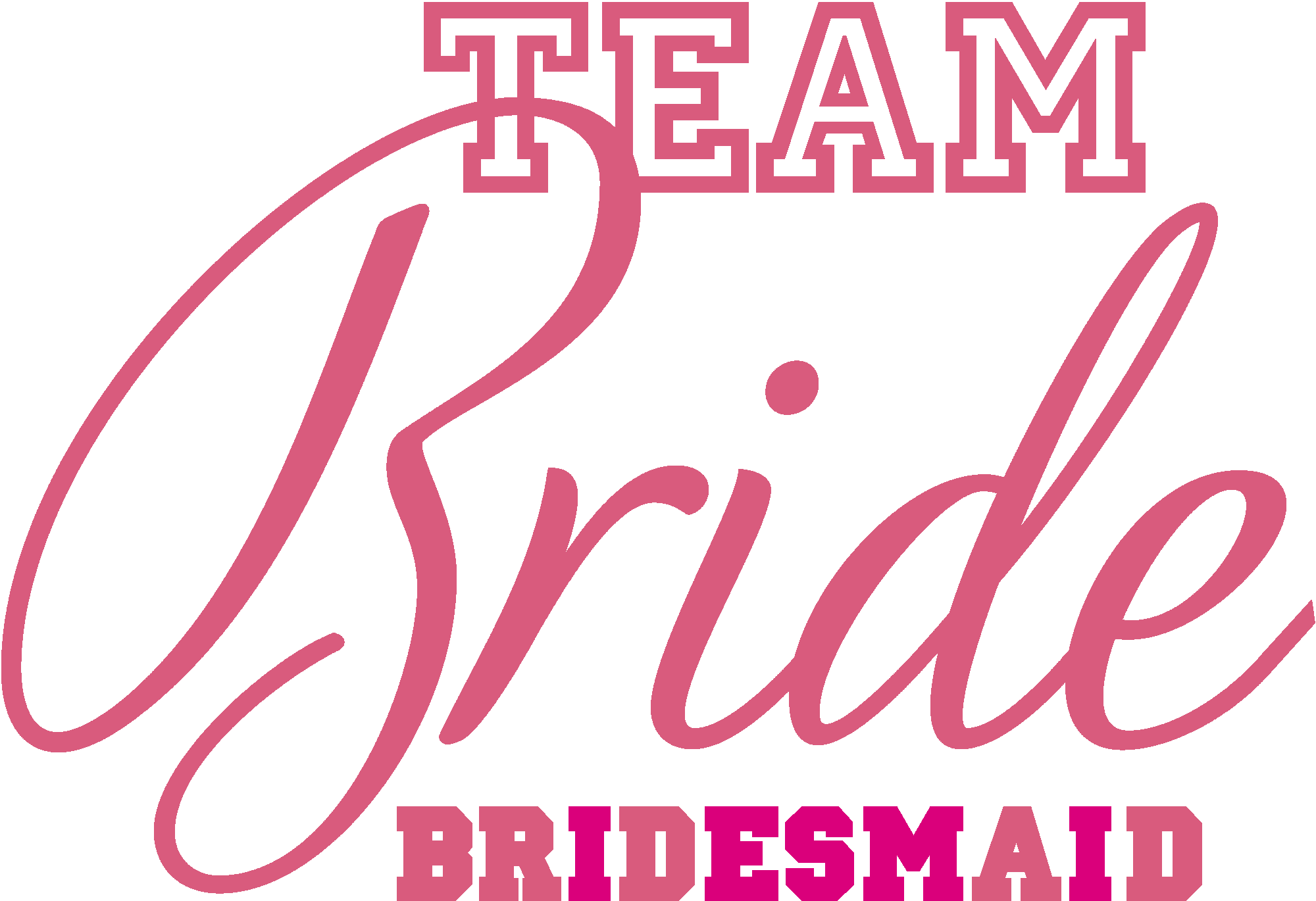 Team Bride Bridesmaid