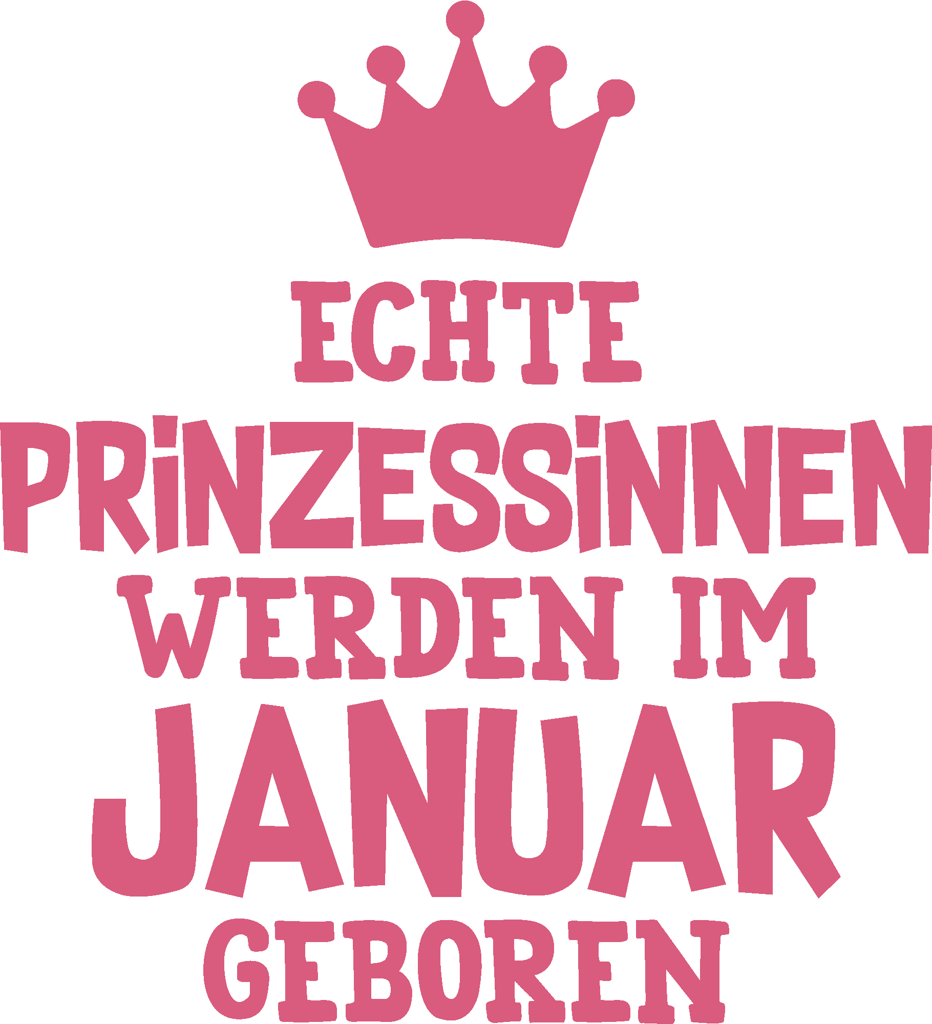 Echte Prinzessinnen werden im Januar geboren