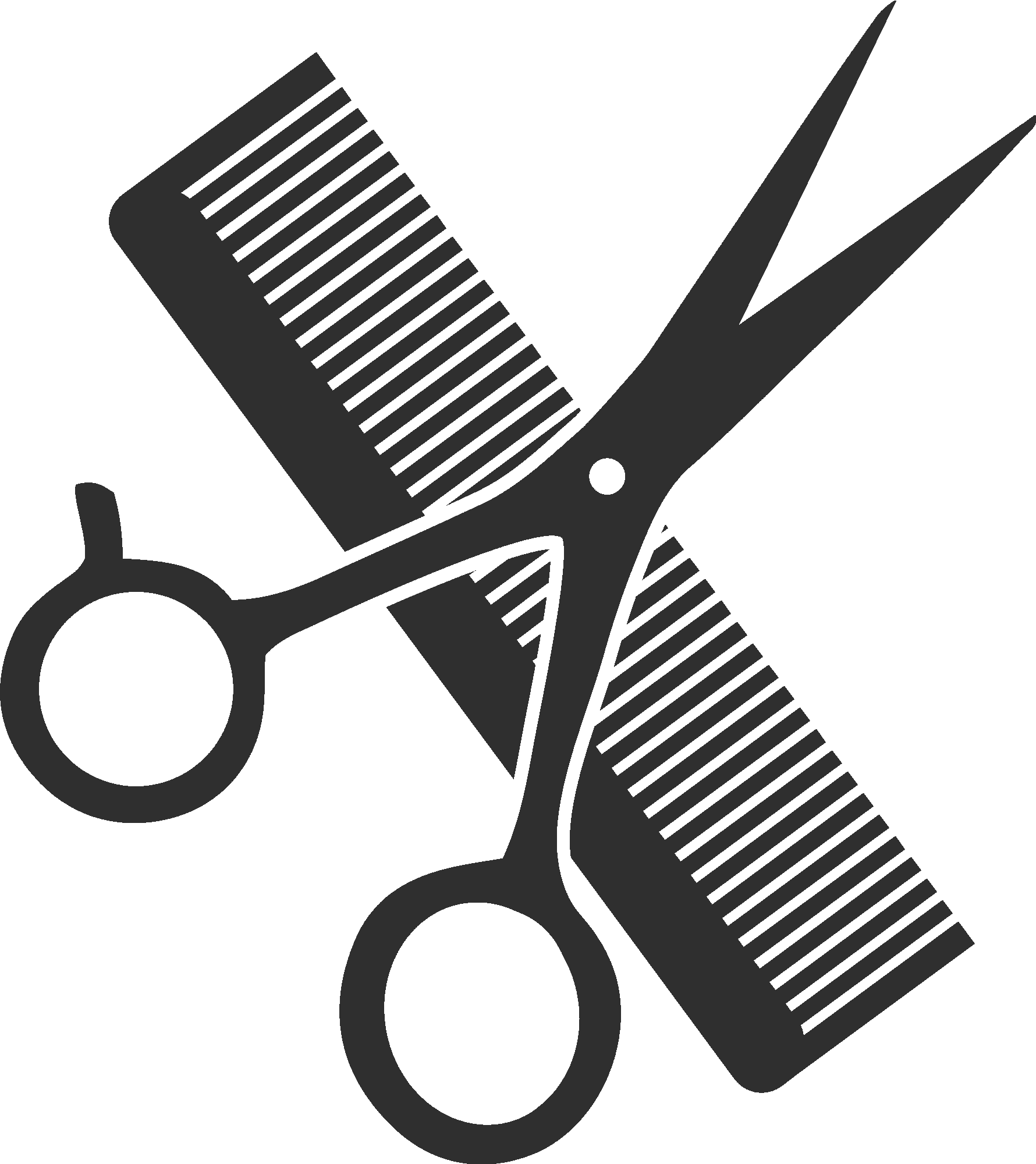 Comb And Scissors