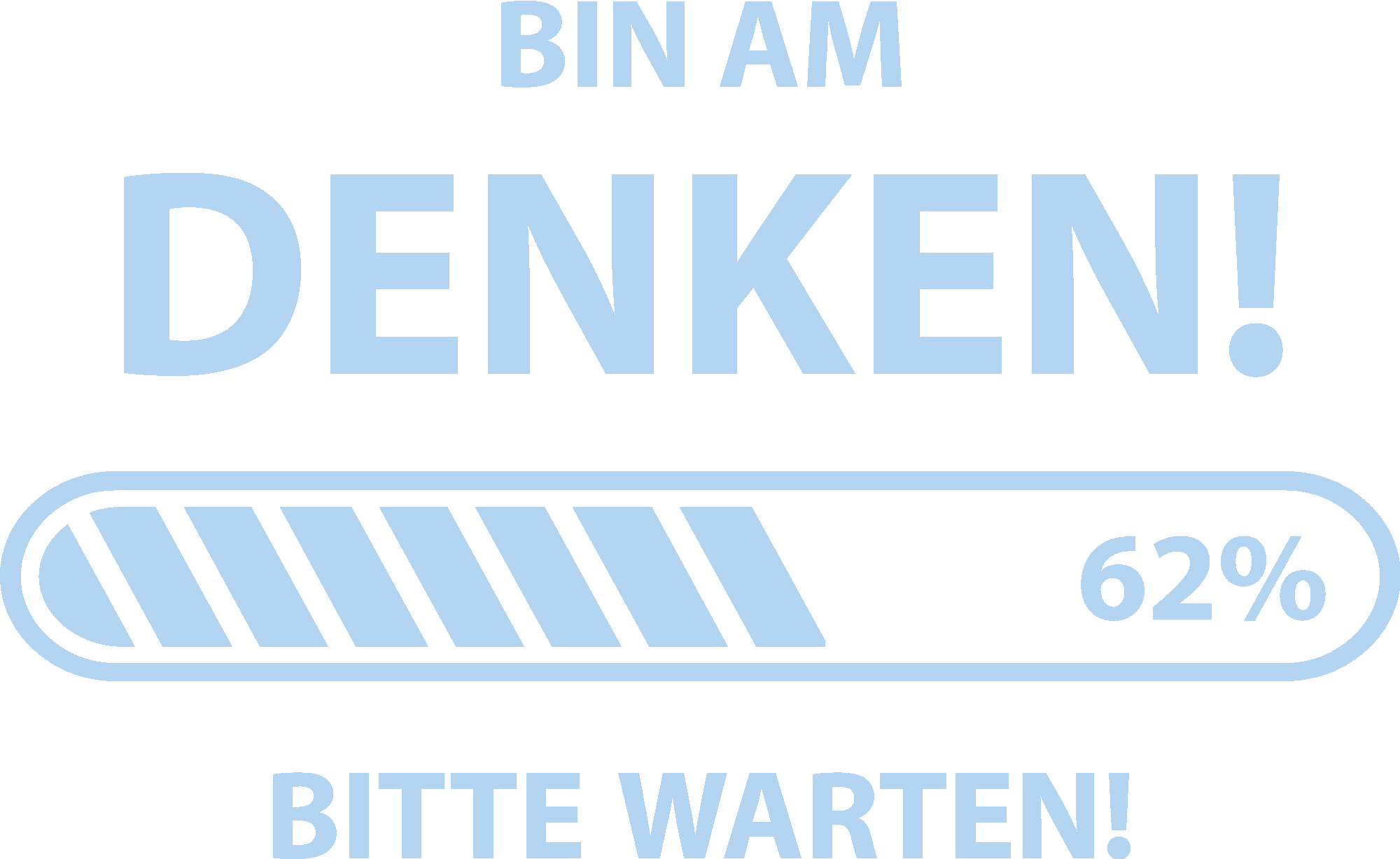 Bin am Denken bitte warten