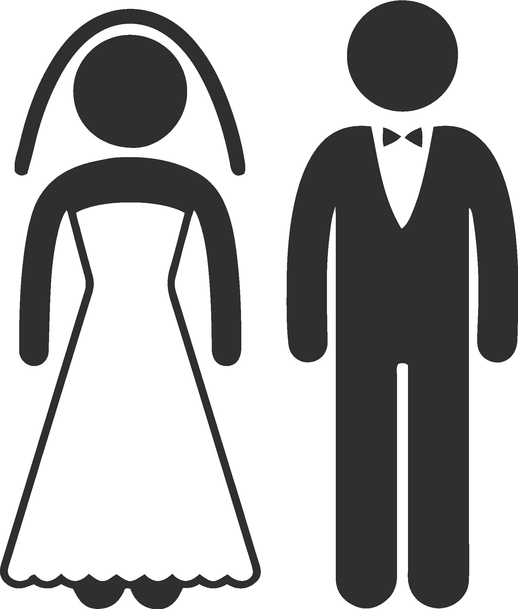 Groom And Bride
