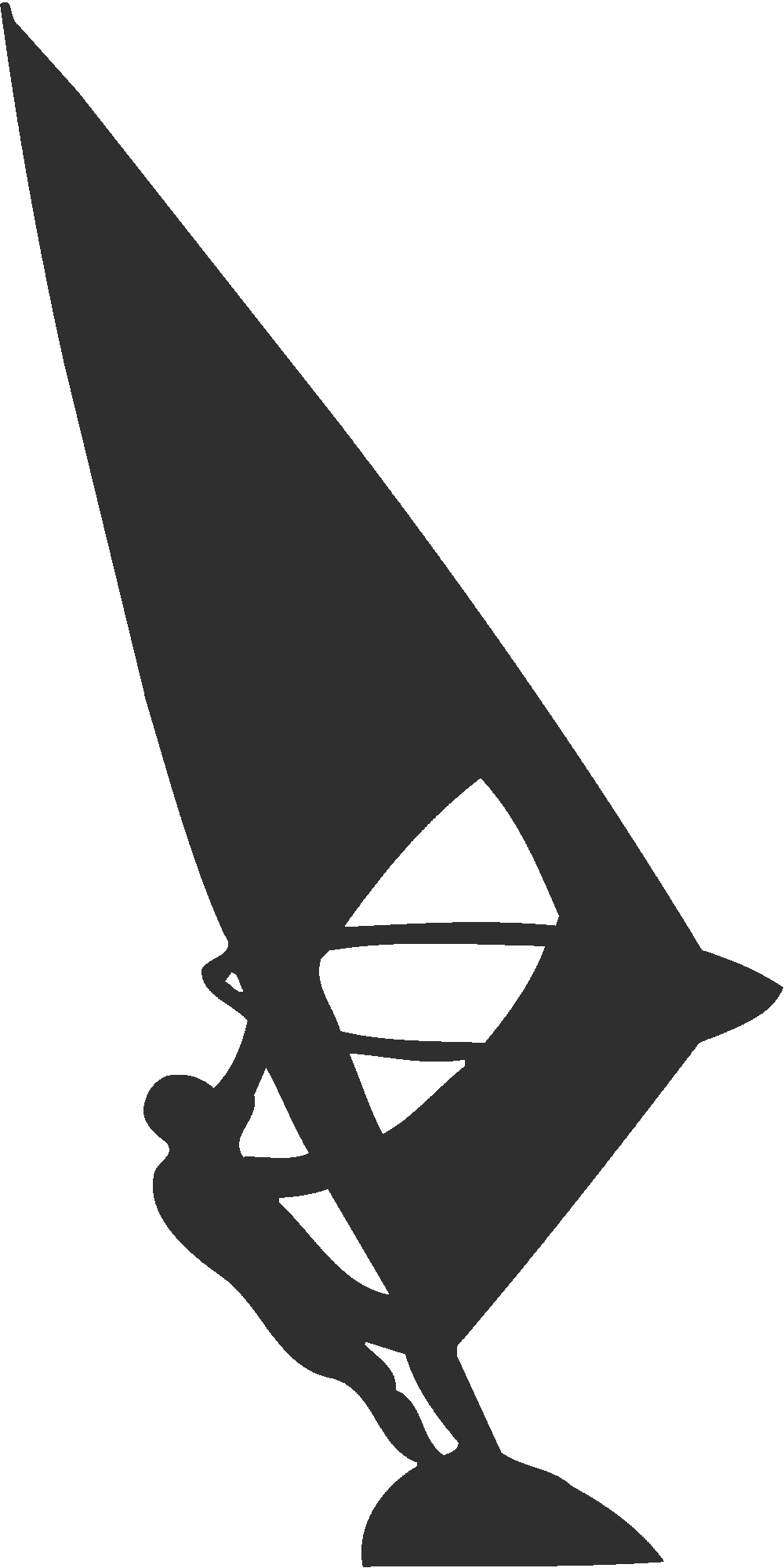 Windsurfer Silhouette