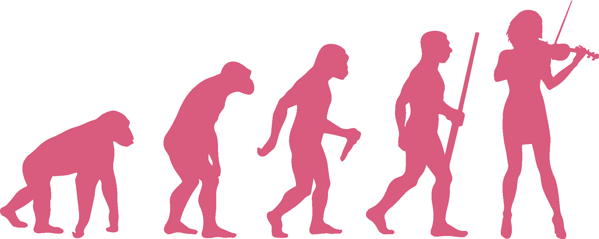 Female Violin Player Evolution