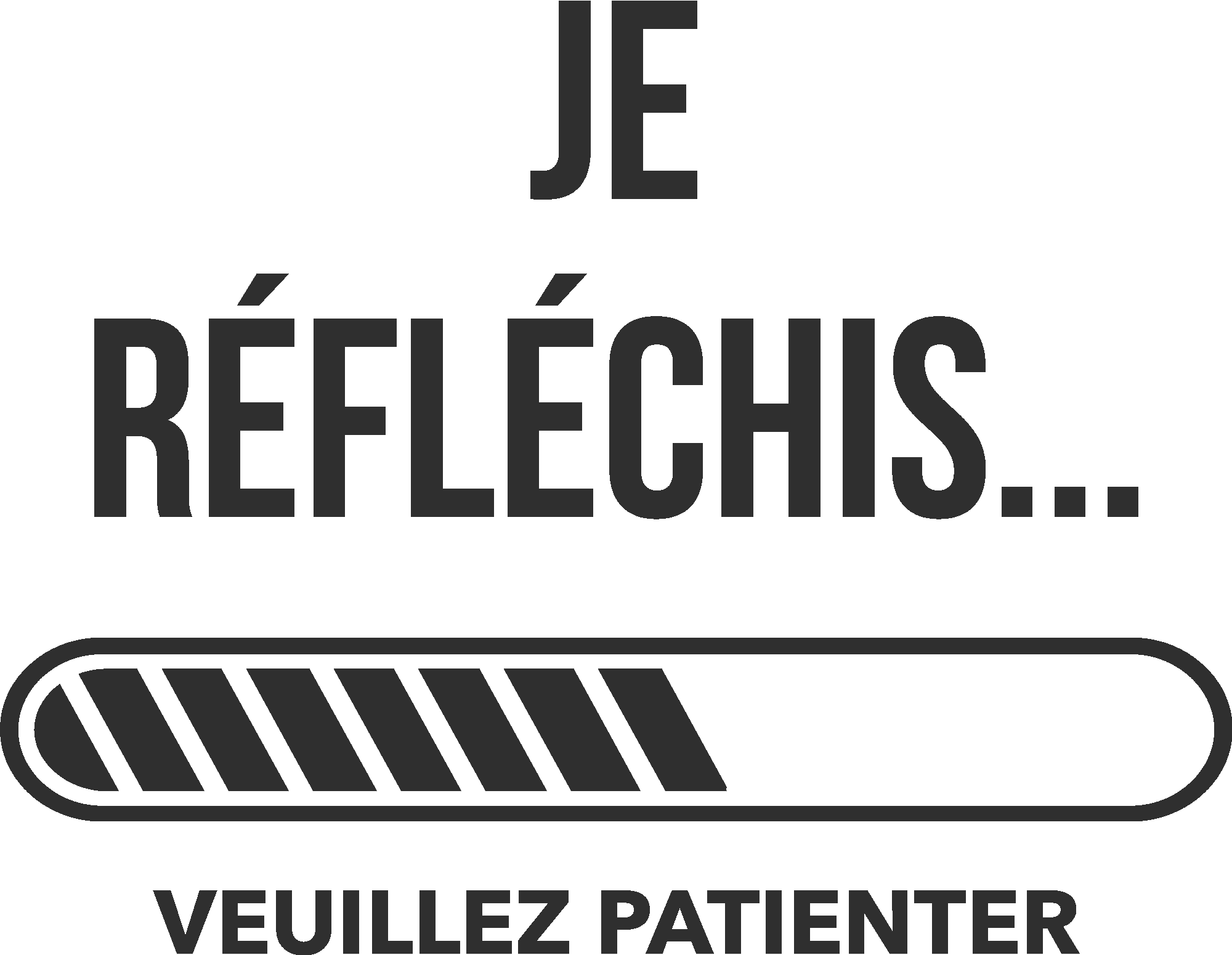 Je réfléchis veuillez patienter