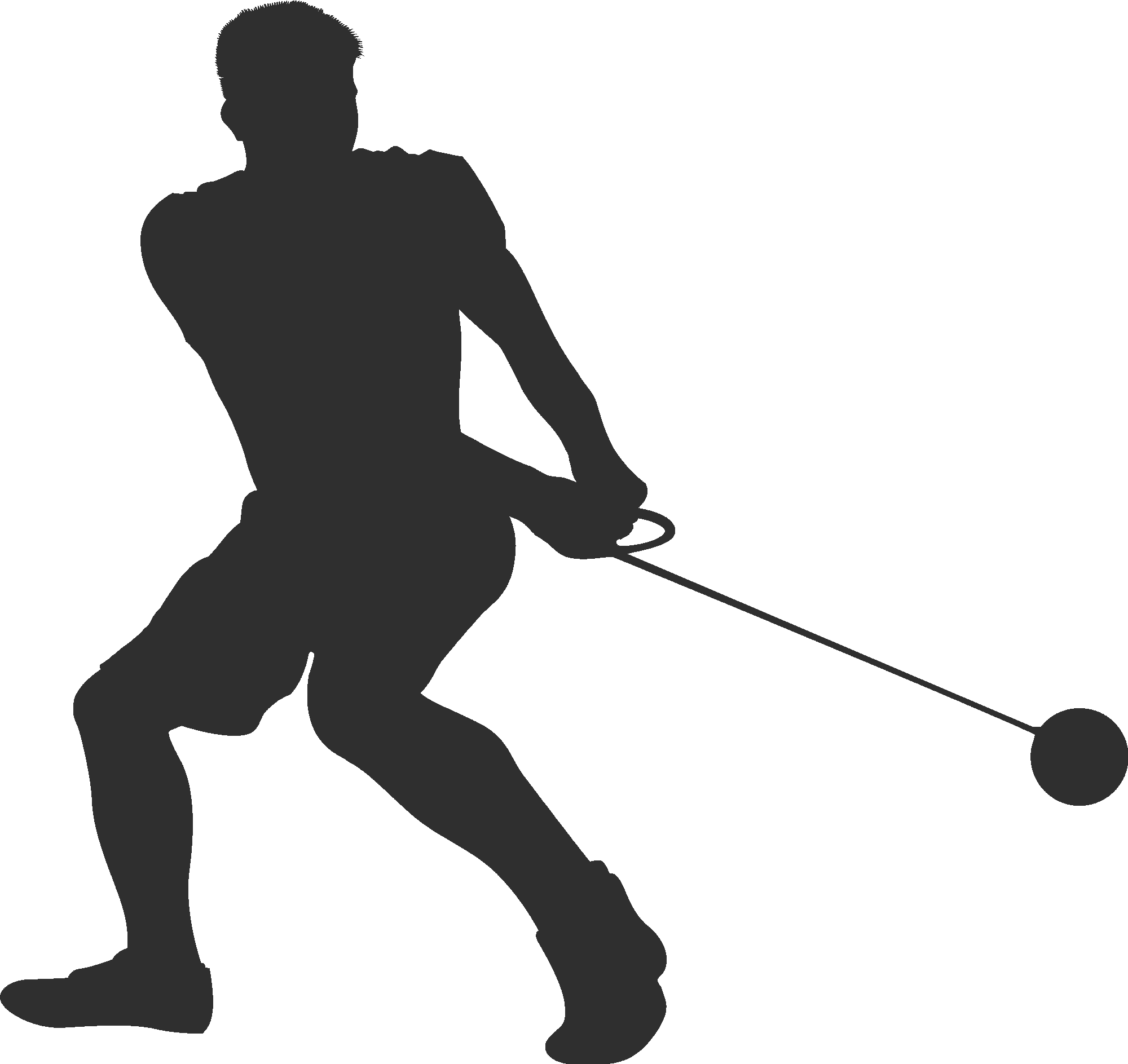 Hammer Throw Silhouette