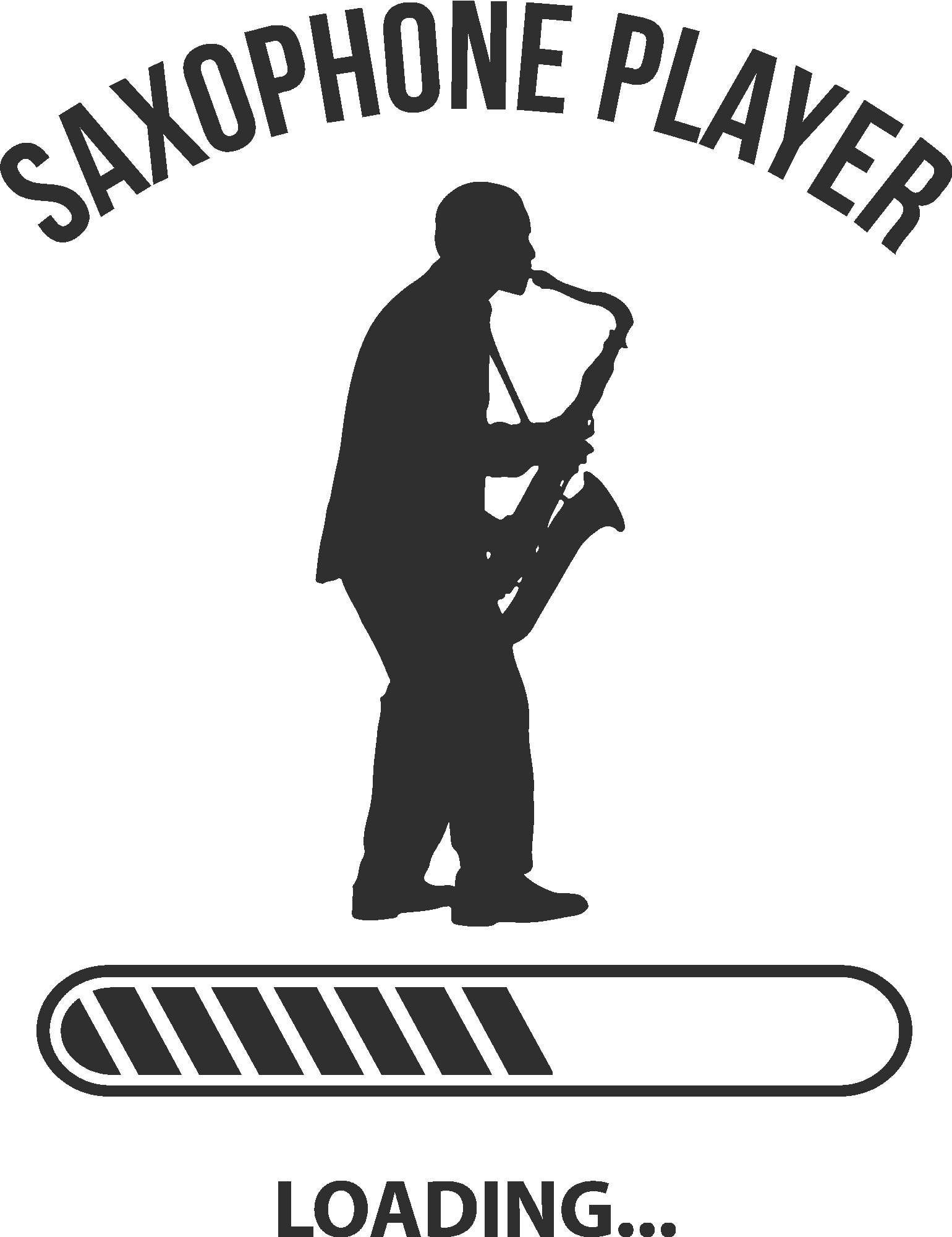 Saxophone Player Loading