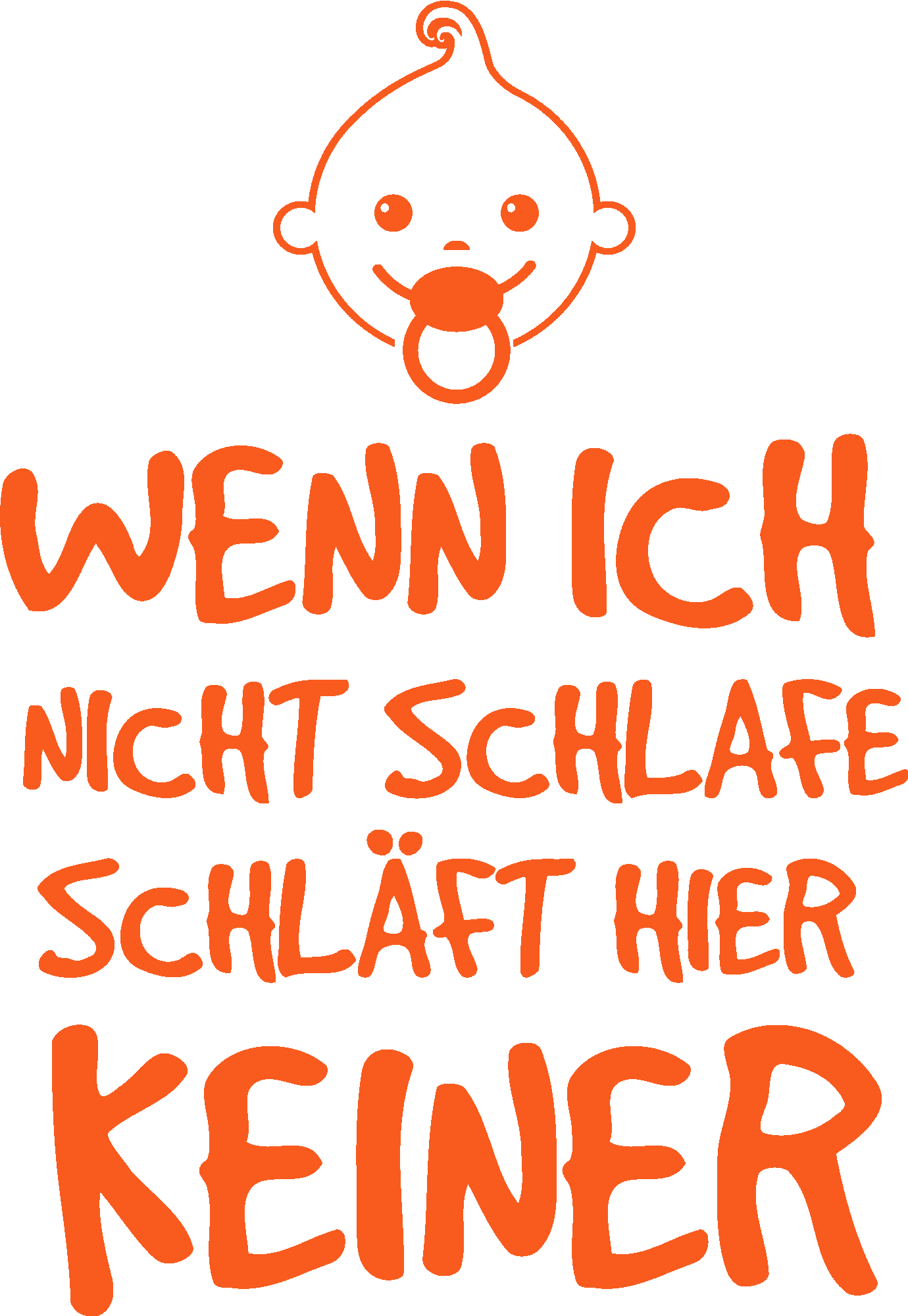 Wenn ich nicht schlafe schläft hier keiner