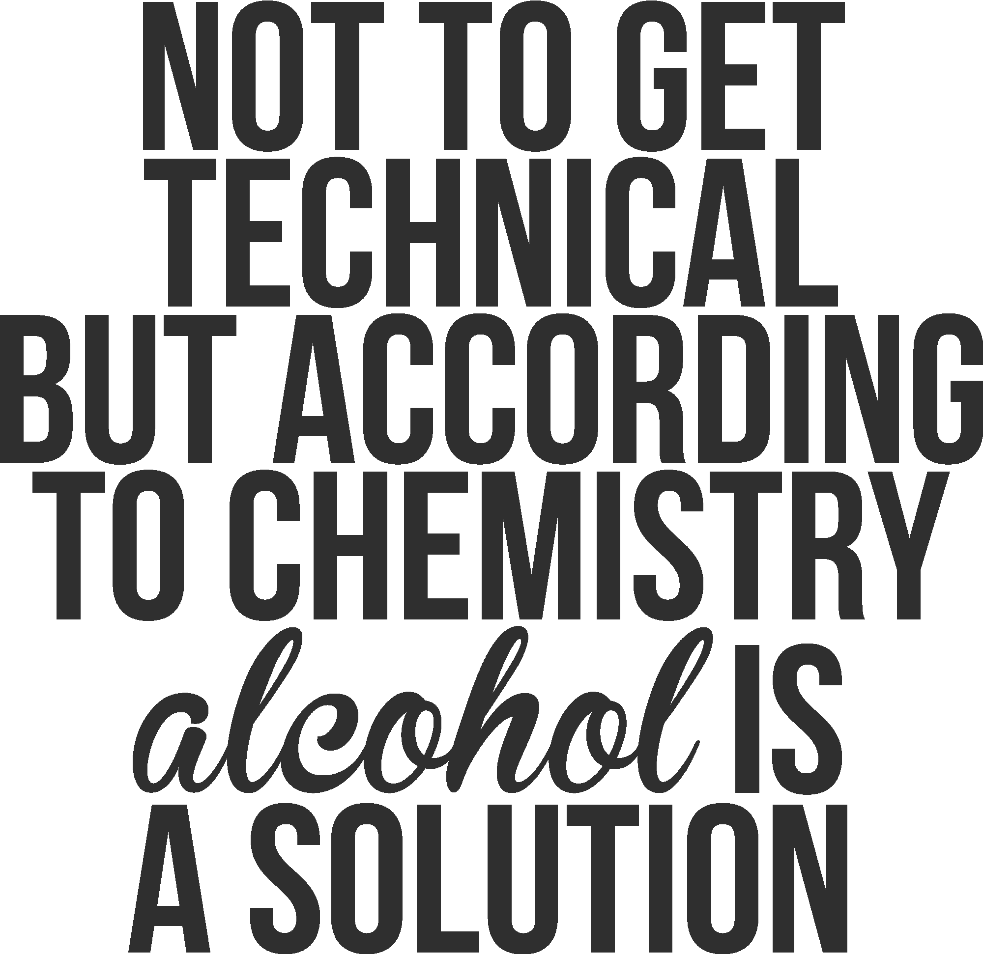 According To Chemistry Alcohol Is A Solution