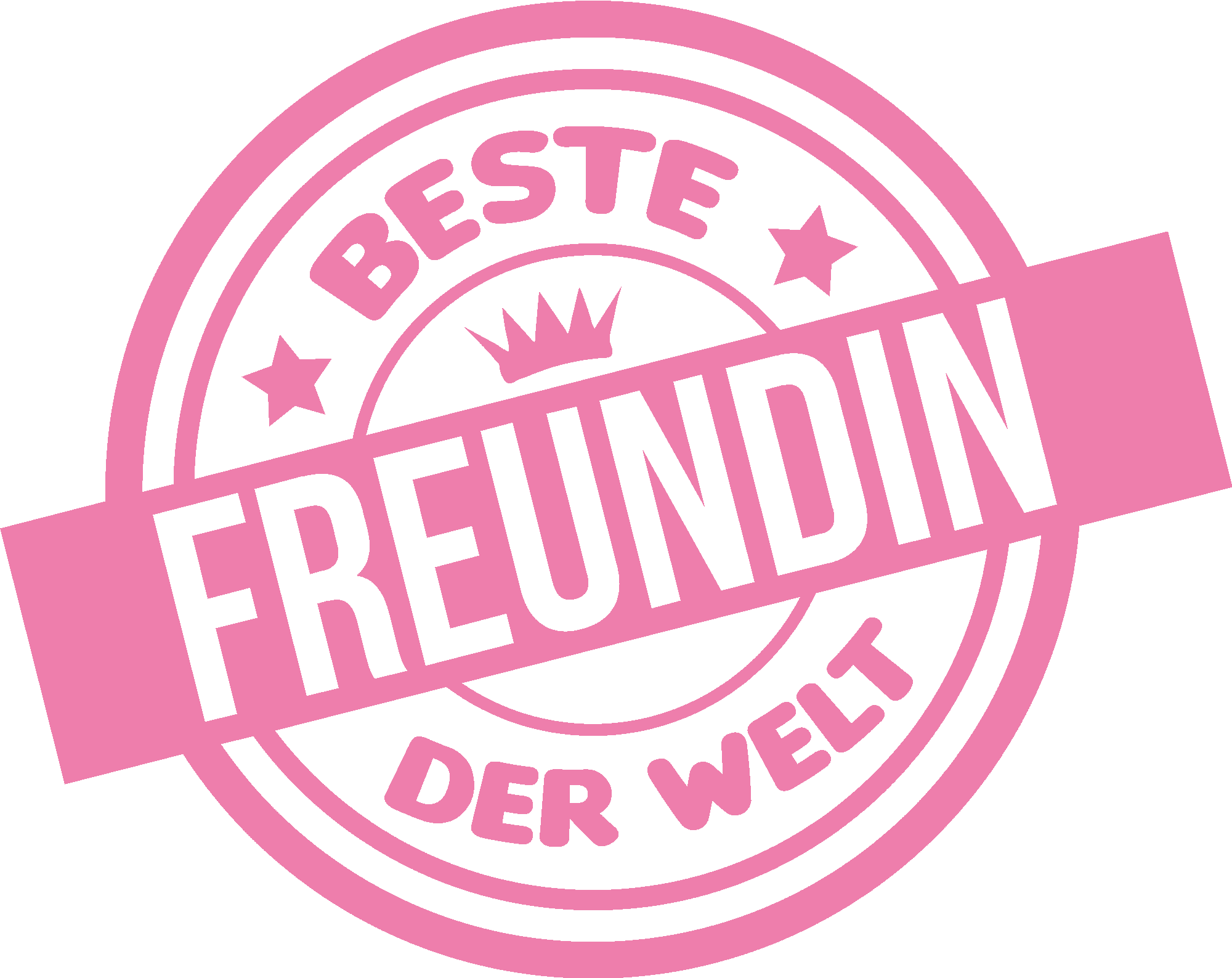 Beste Freundin der Welt Logo