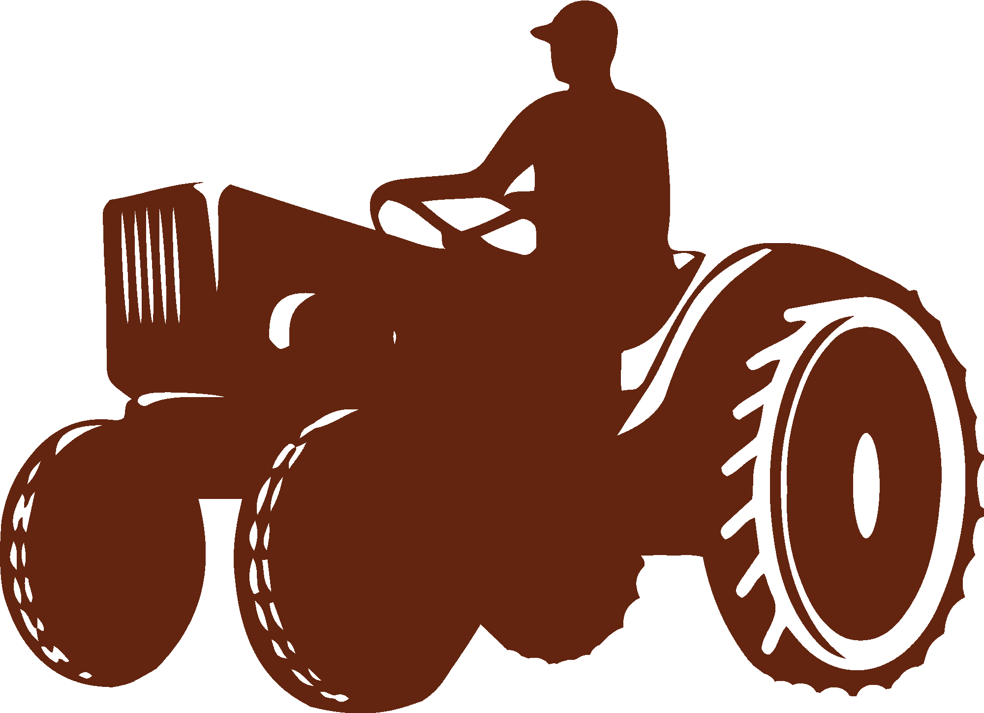 Farmer With Tractor