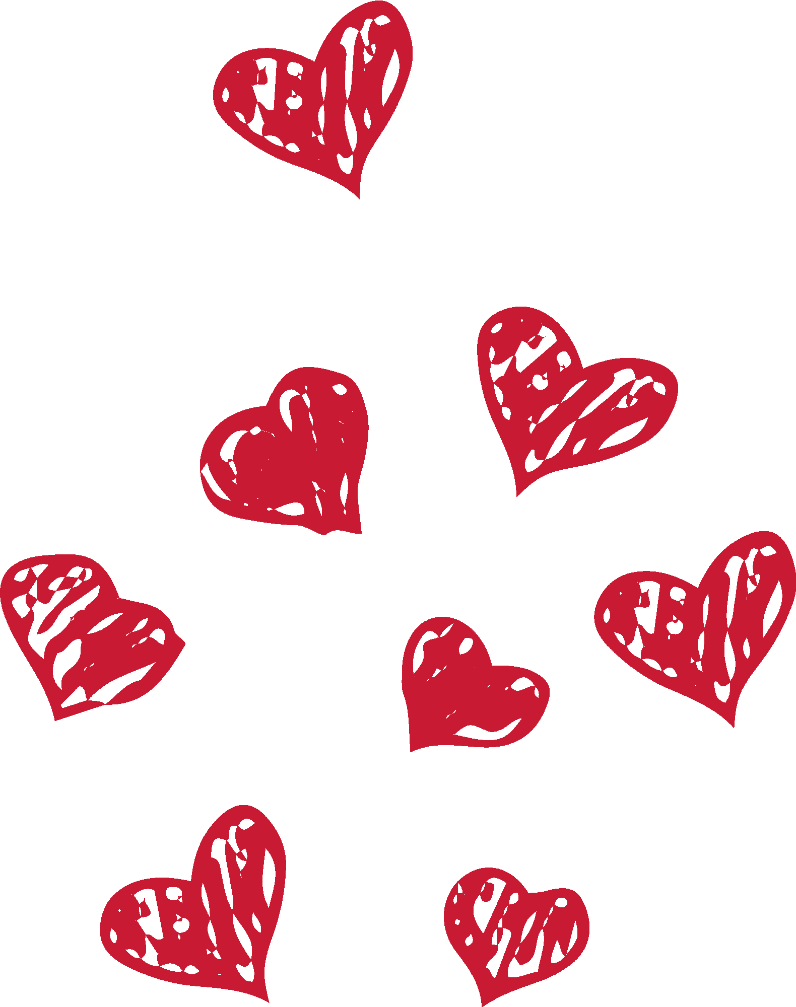 Hearts Drawing