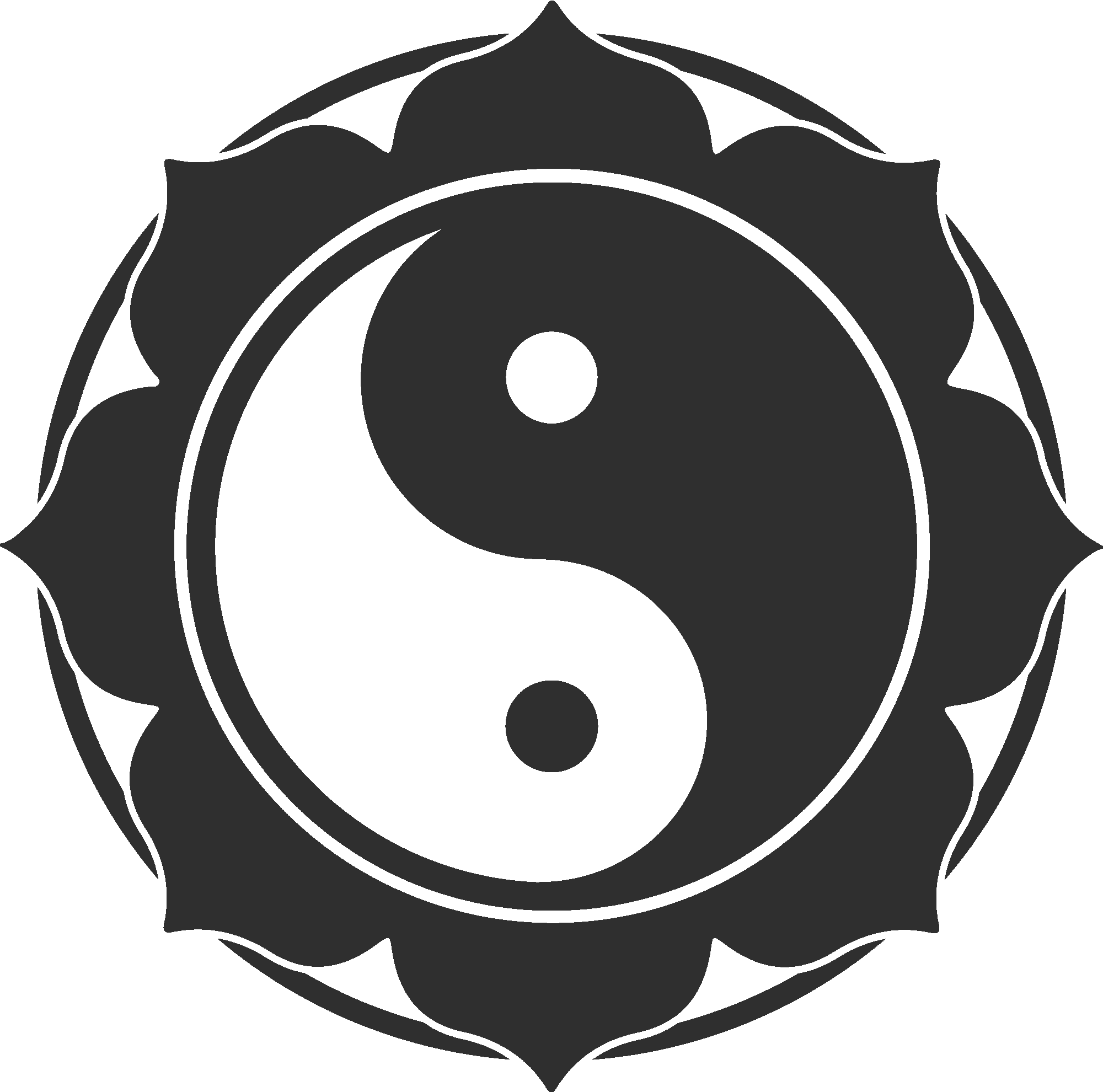 Yin And Yang Flower