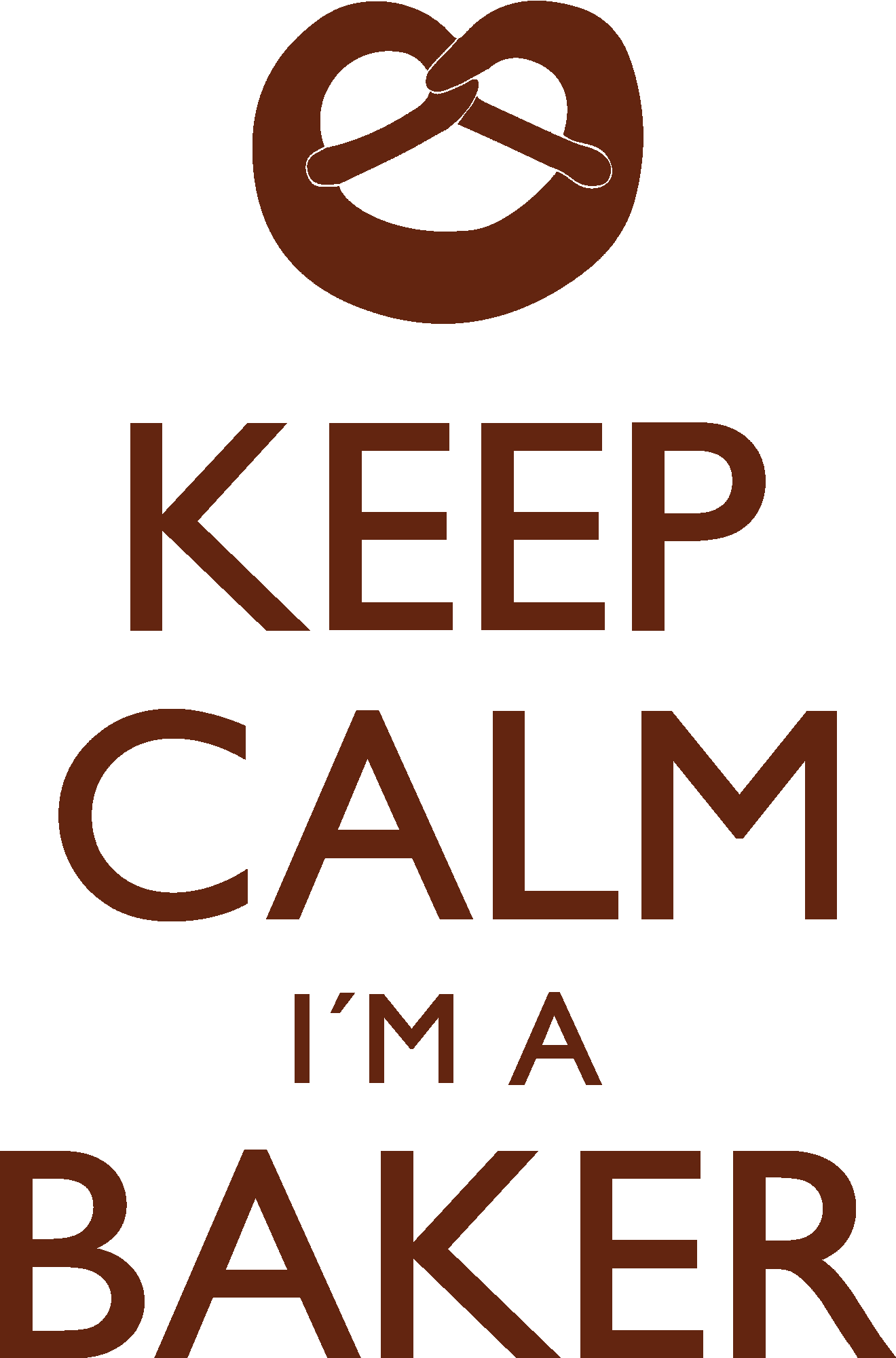 Keep Calm I'm A Baker