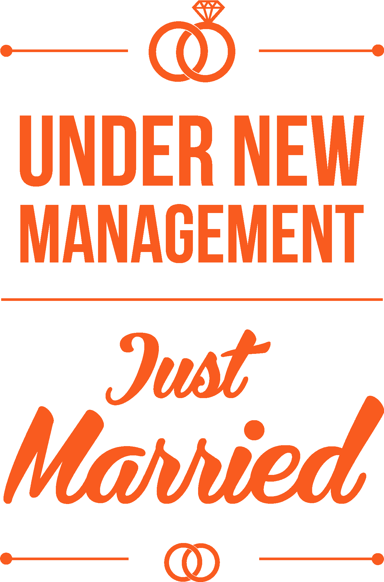 Just Married Under New Management