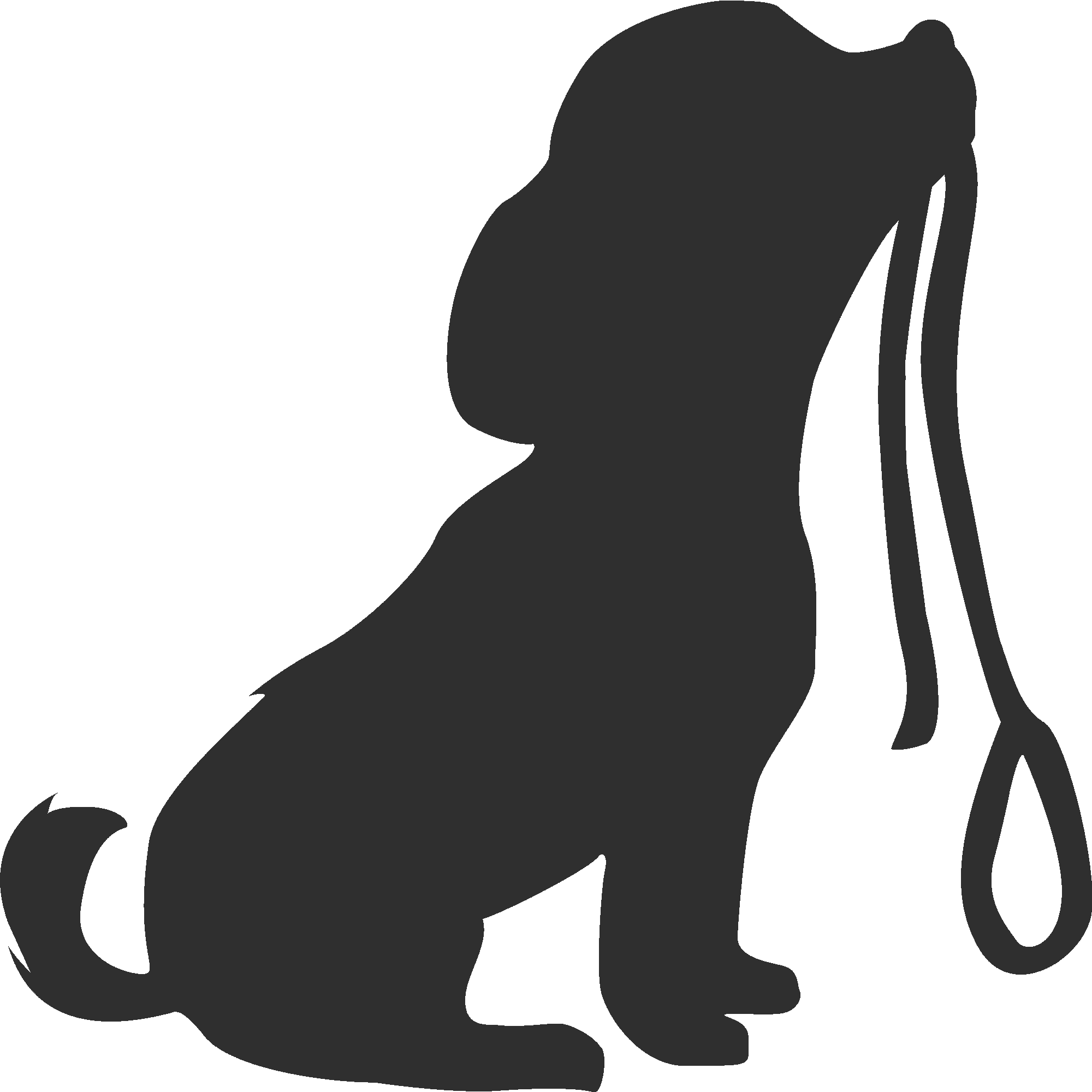 Baby Dog With Leash