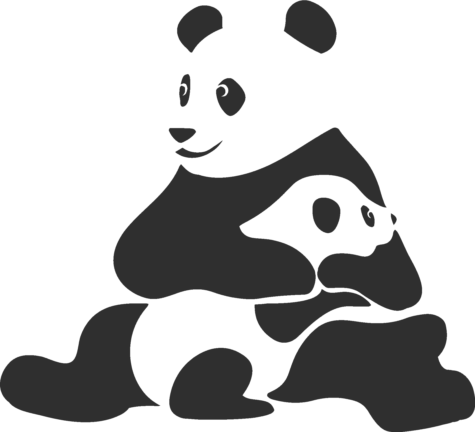 Panda Mama And Baby
