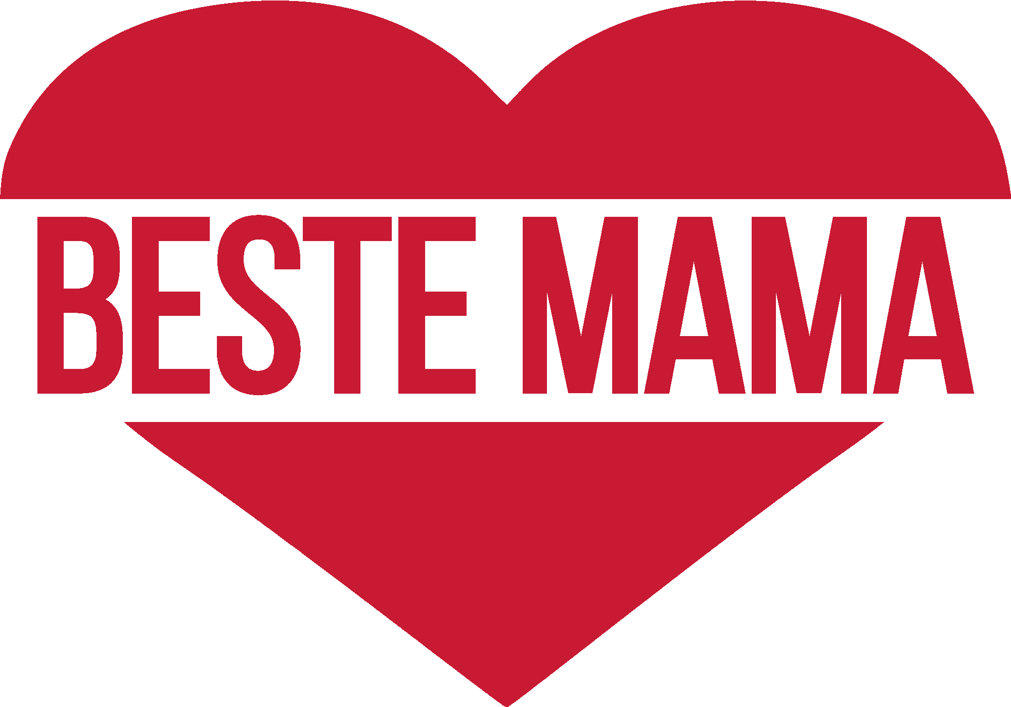 Beste Mama Herz