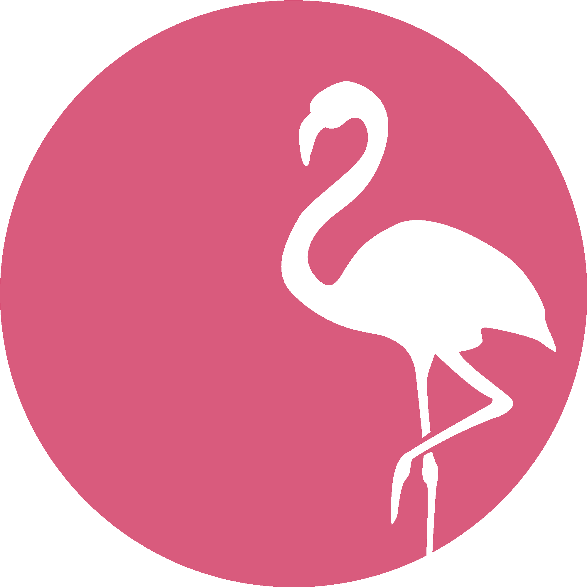Flamingo Silhouette Moonshine