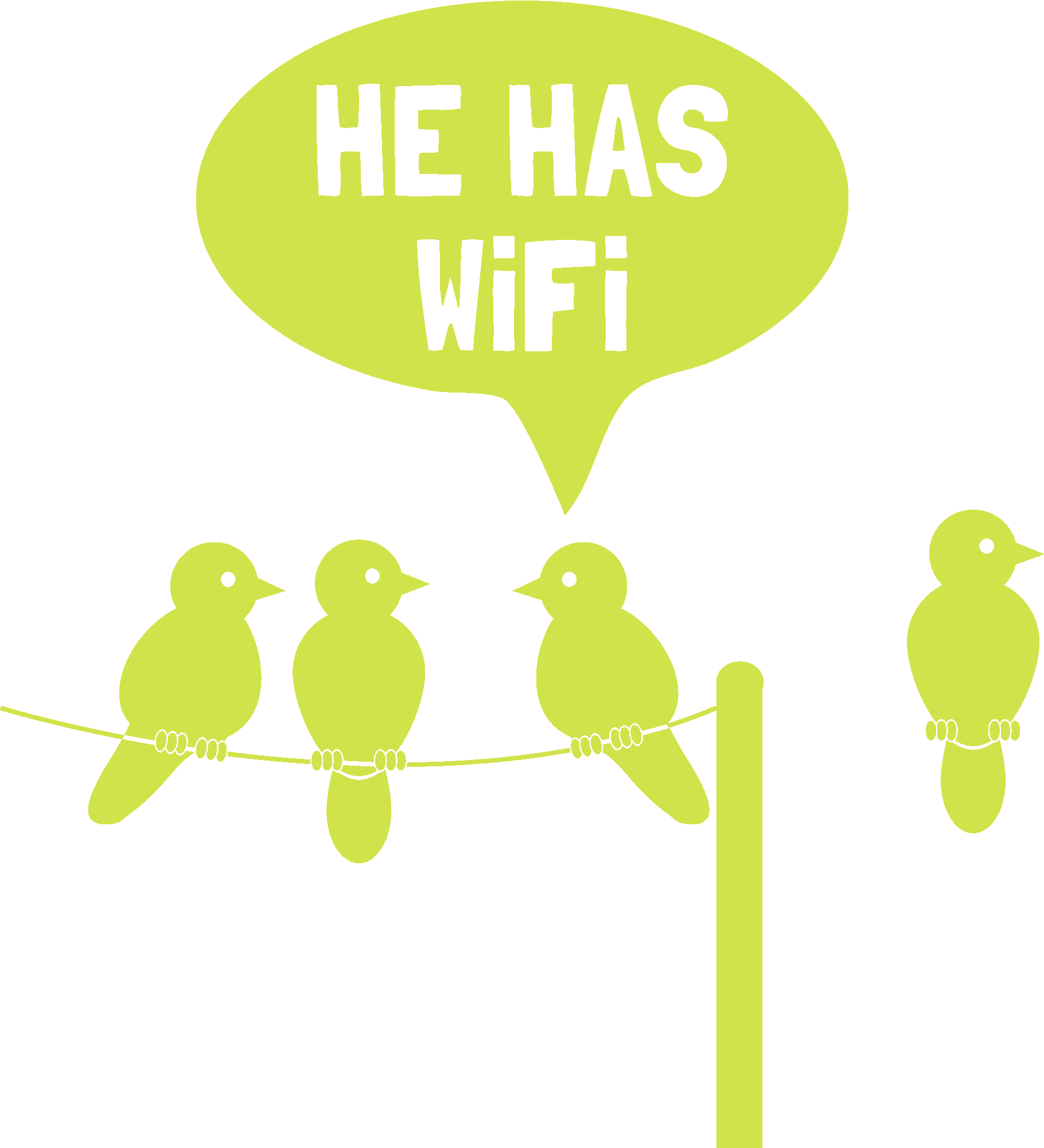 He has WiFi
