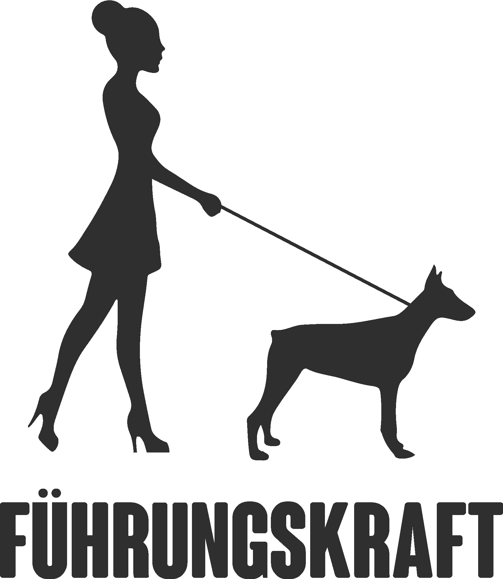 Führungskraft Frau mit Huhnd