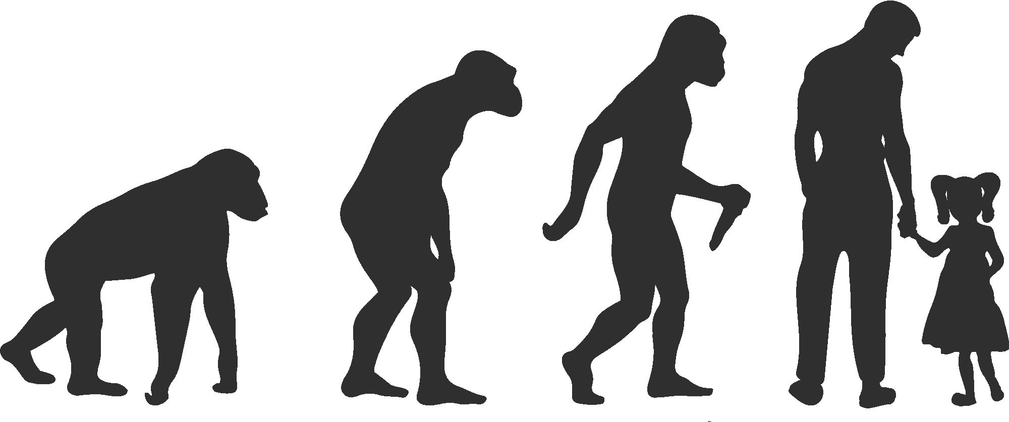 Dad And Daughter Evolution