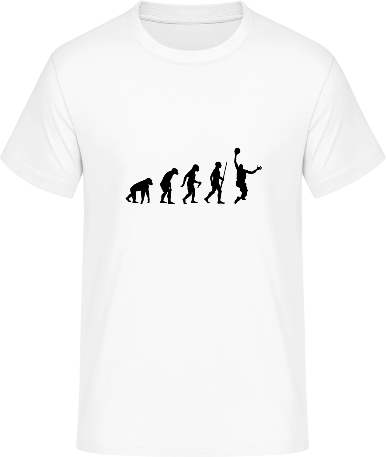 Basketball Evolution - Front_Weiß