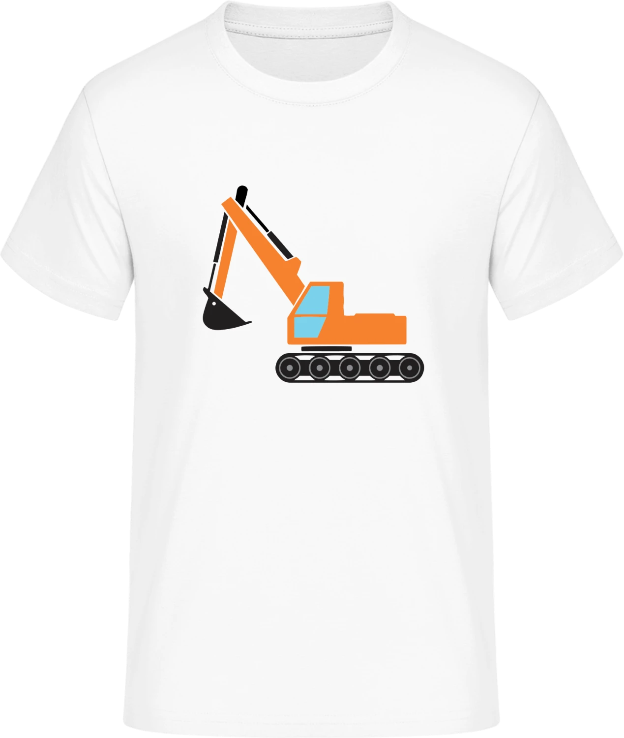Excavator Construction - Front_Weiß