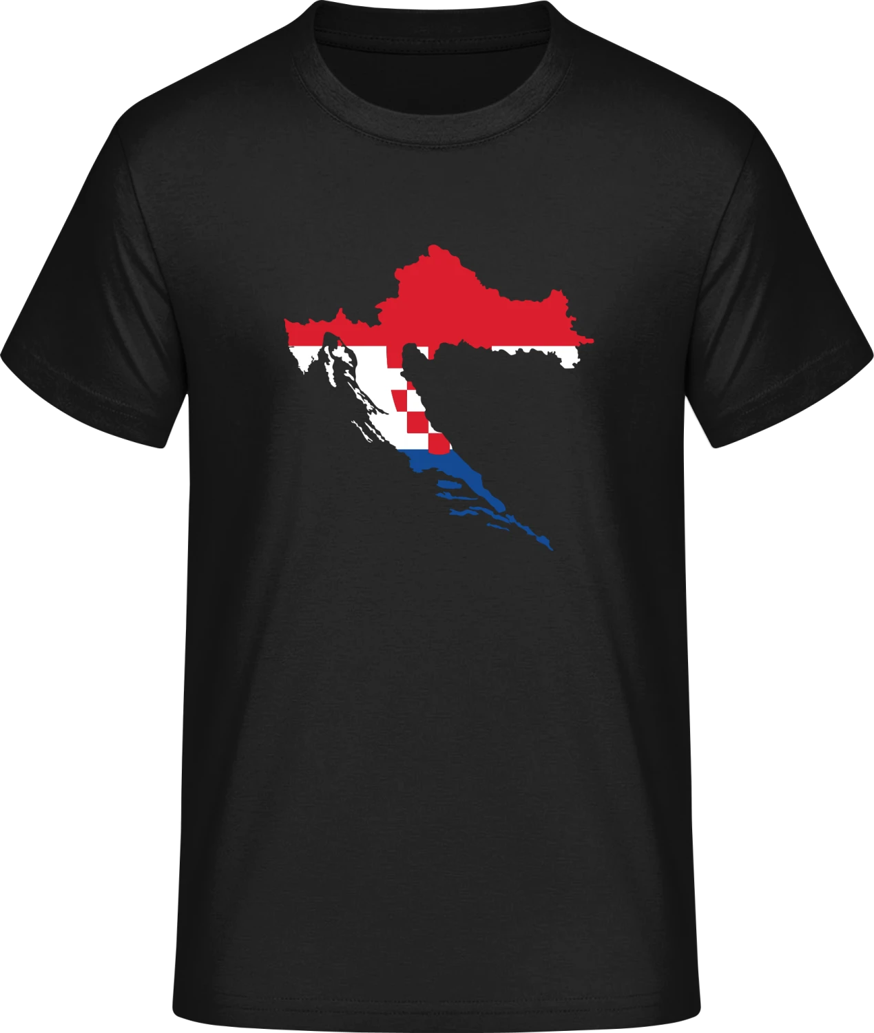 Croatia Map - Front_Schwarz