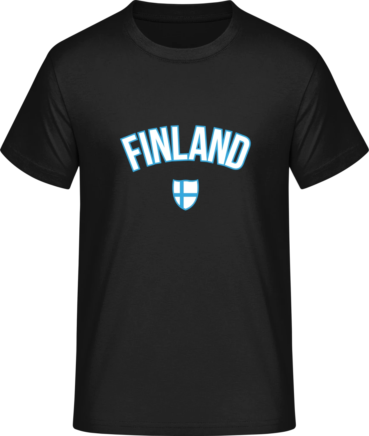 FINLAND Fan - Front_Schwarz