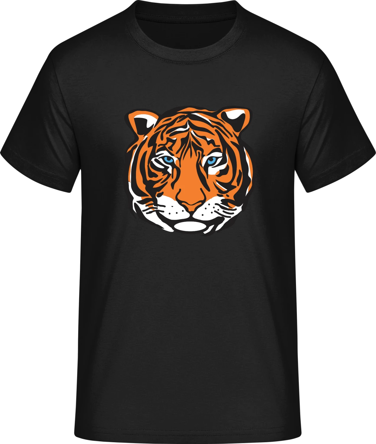 Tiger Face - Front_Schwarz