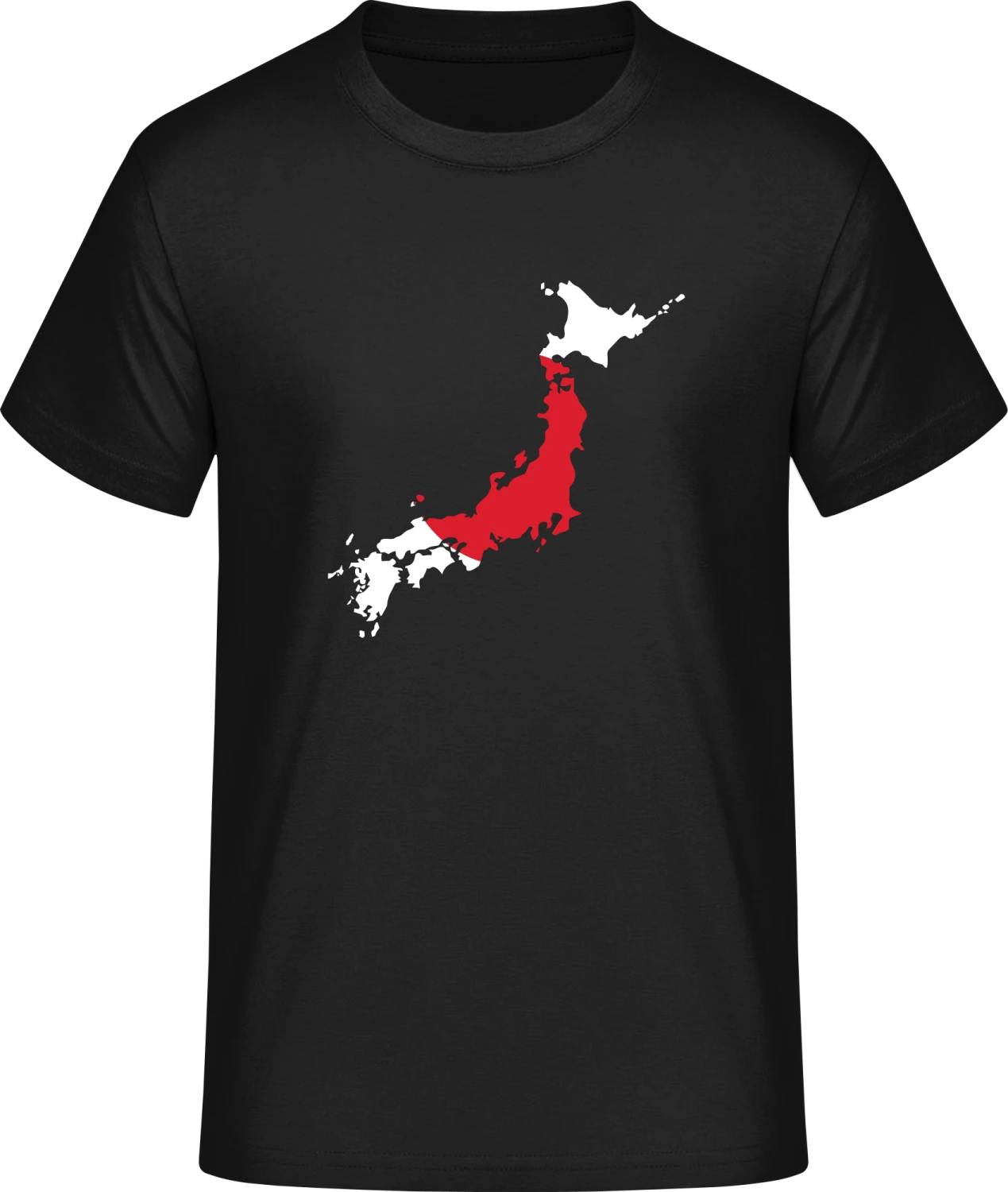 Japan Map - Front_Schwarz