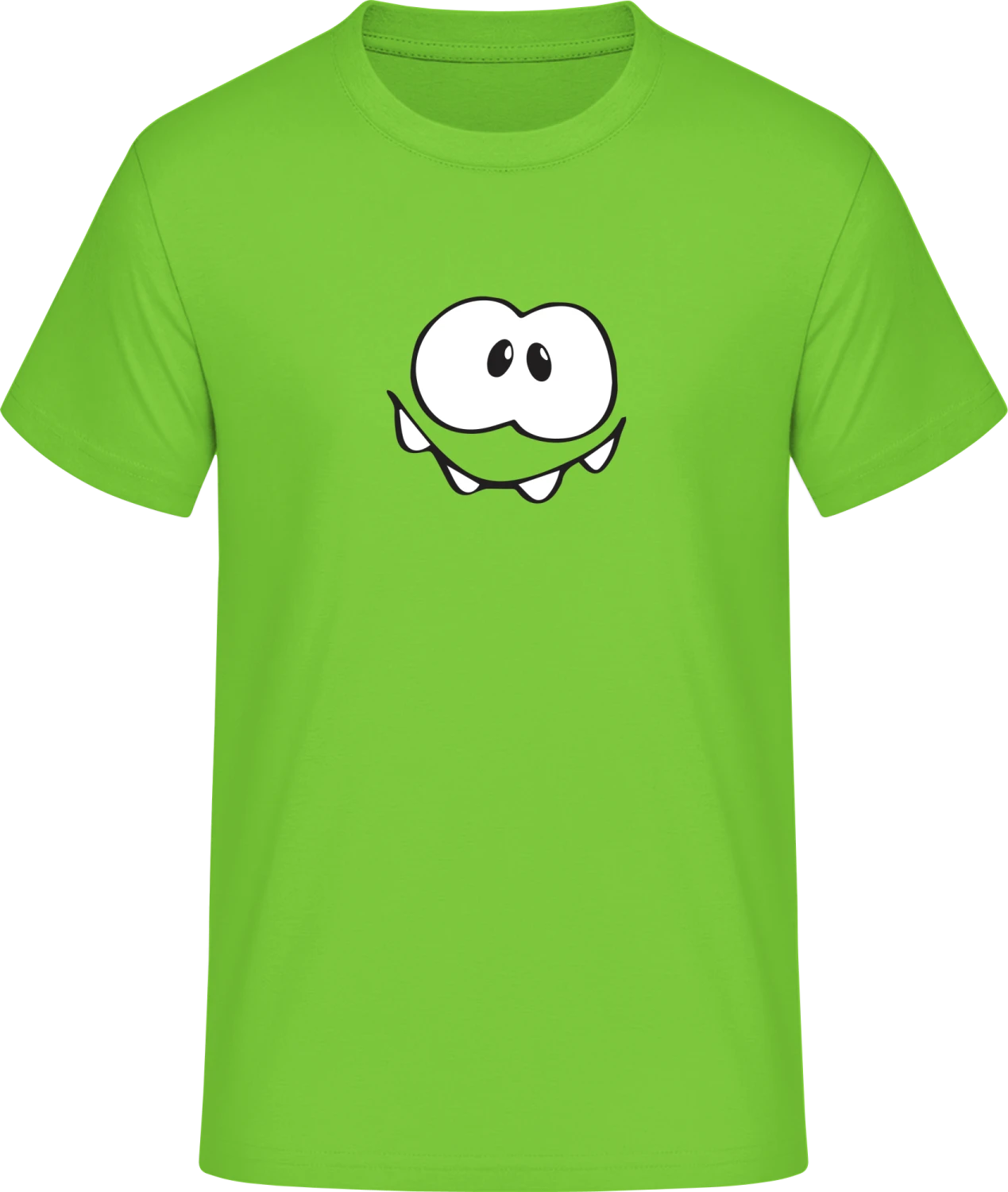 Cute Monster Face - Front_Orchideengrün (1)