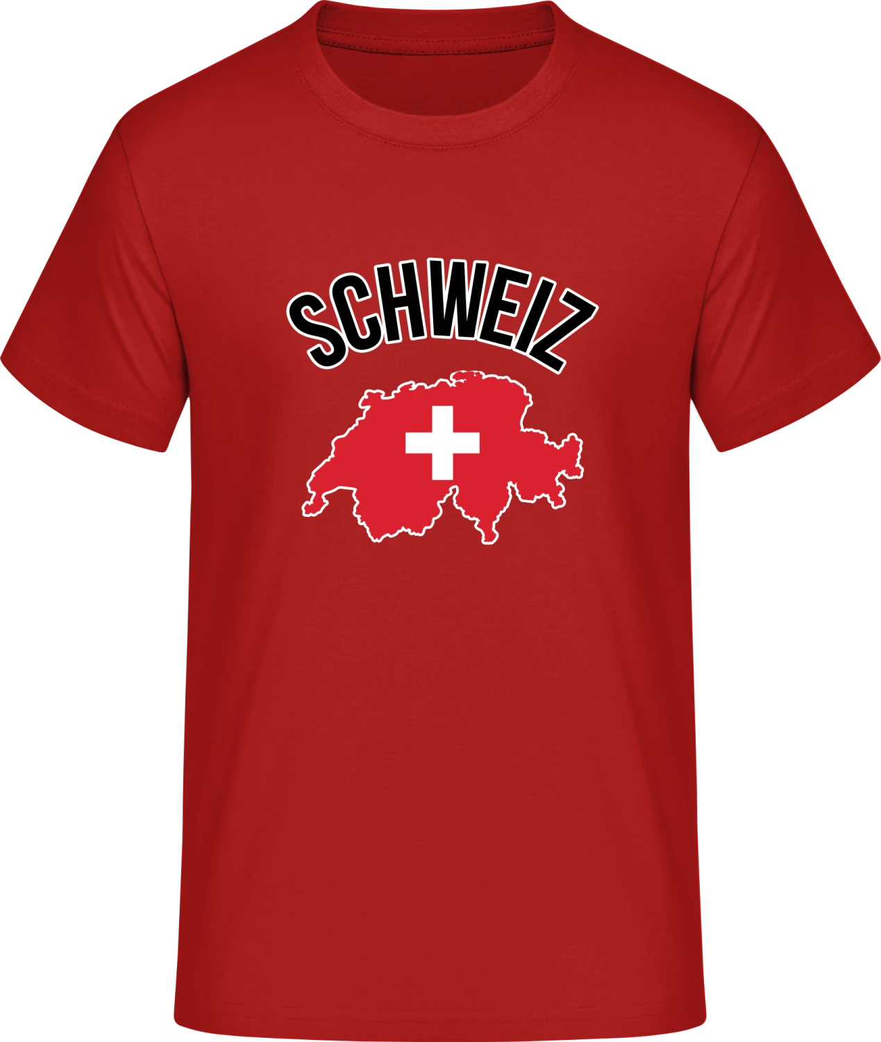 Schweiz - Red #E190 T-Shirt - Front