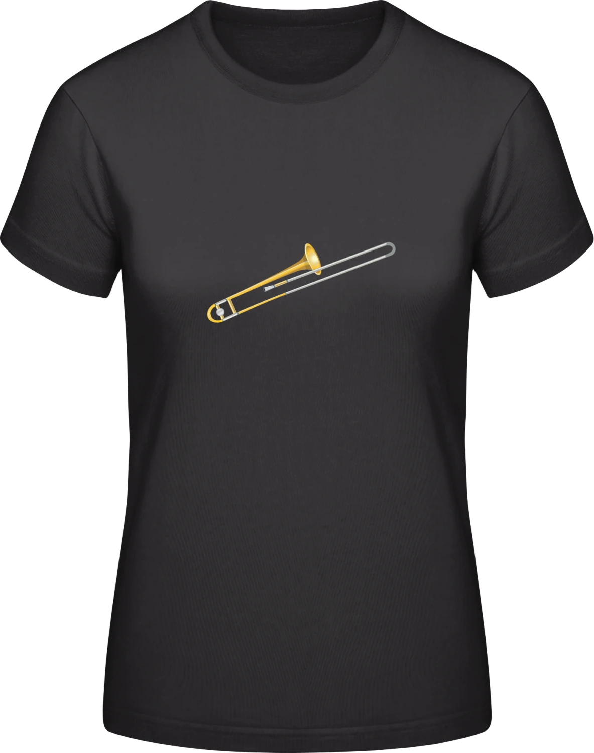 Trombone - Black #E190 women T-Shirt - Front