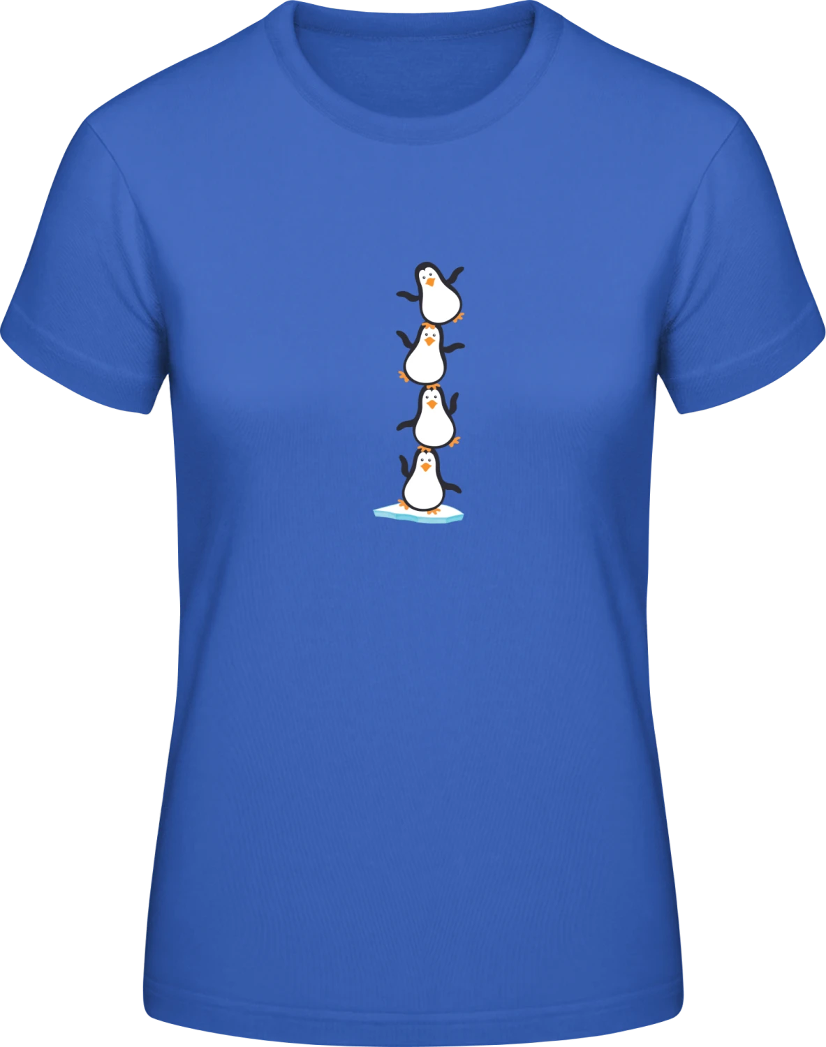 Penguin Balancing - Front_Royalblau
