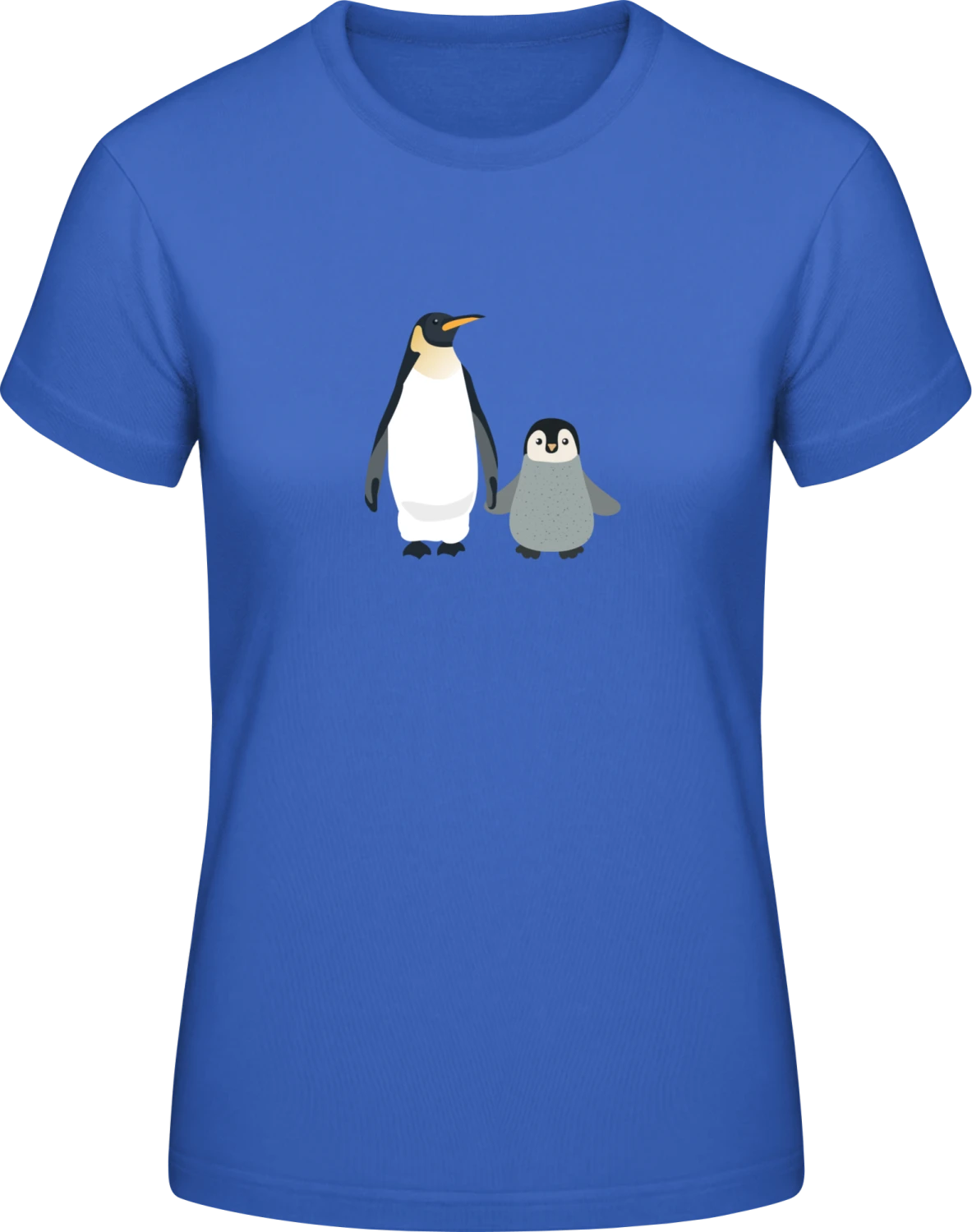 Parent And Child Penguin - Front_Royalblau