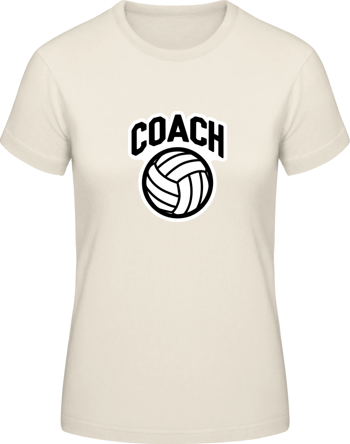 Volleyball Coach Logo - Front_Natural