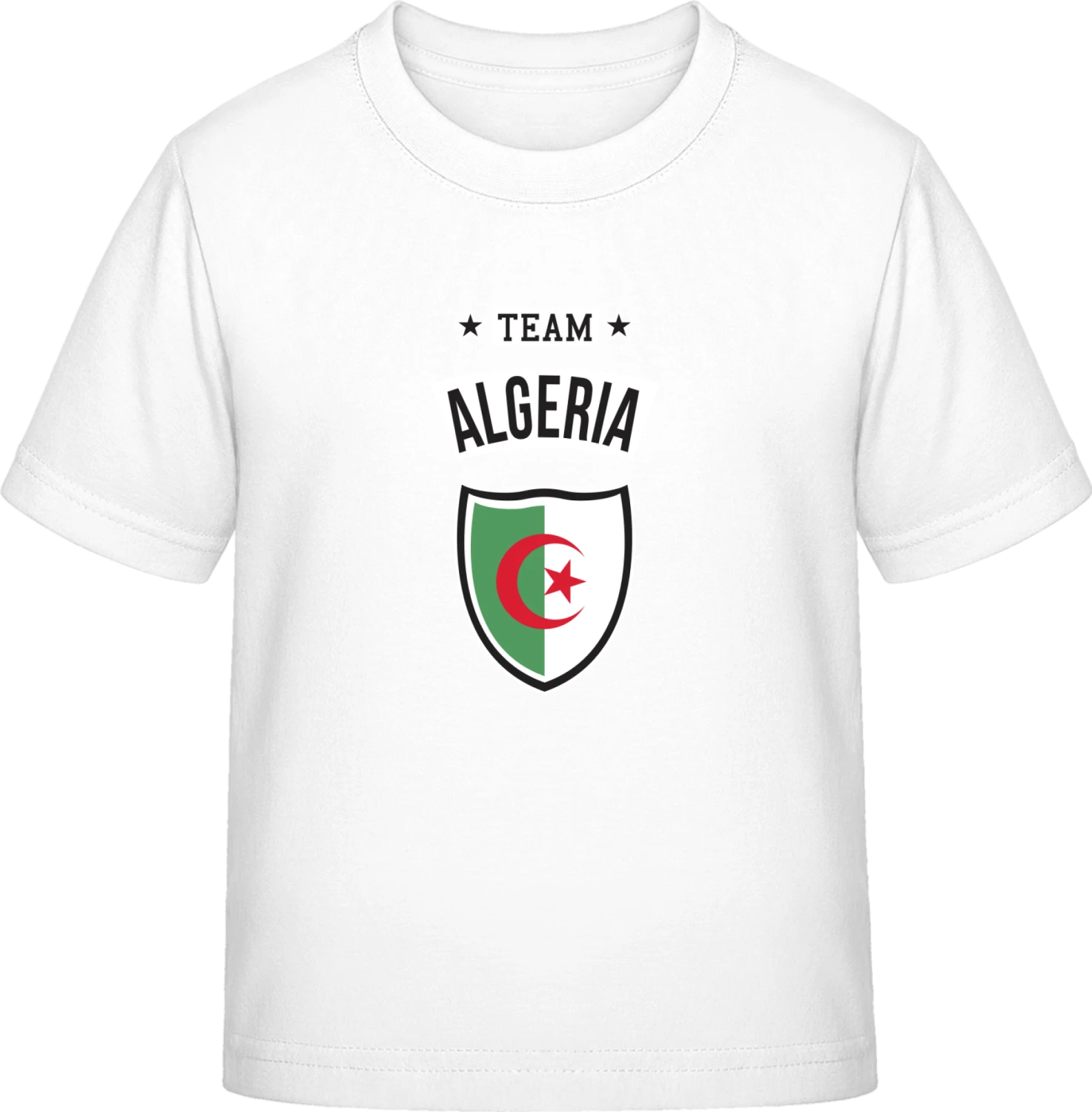 Team Algeria - White Exact 190 Kids - Front