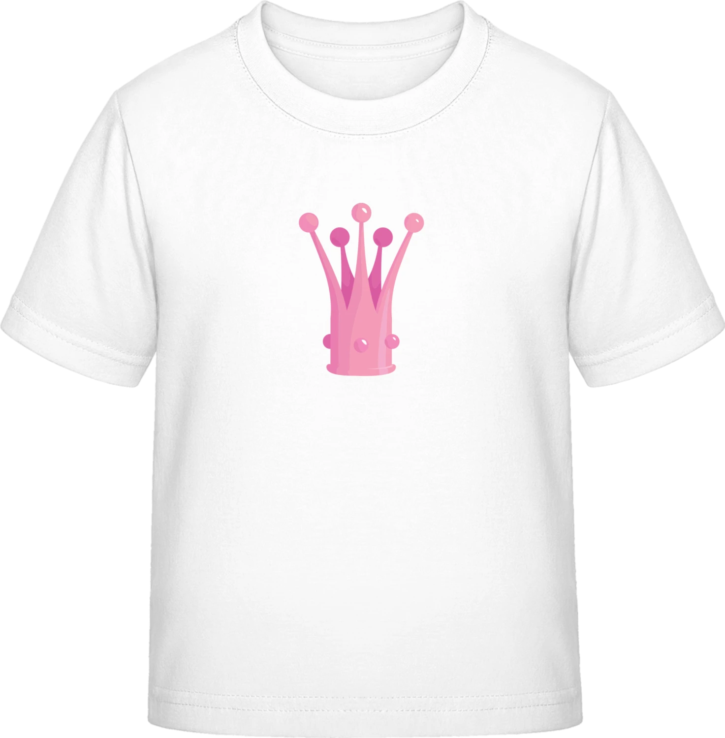 Cute Princess Crown - White Exact 190 Kids - Front