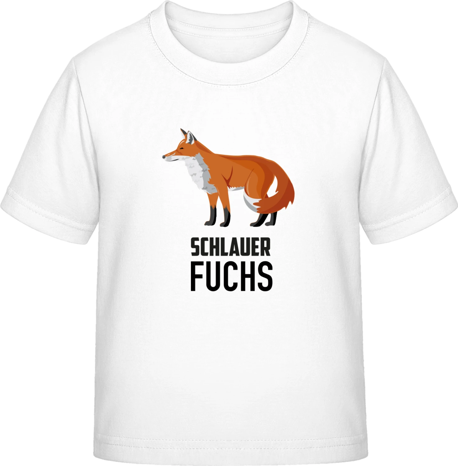 Schlauer Fuchs Illustration - White Exact 190 Kids - Front