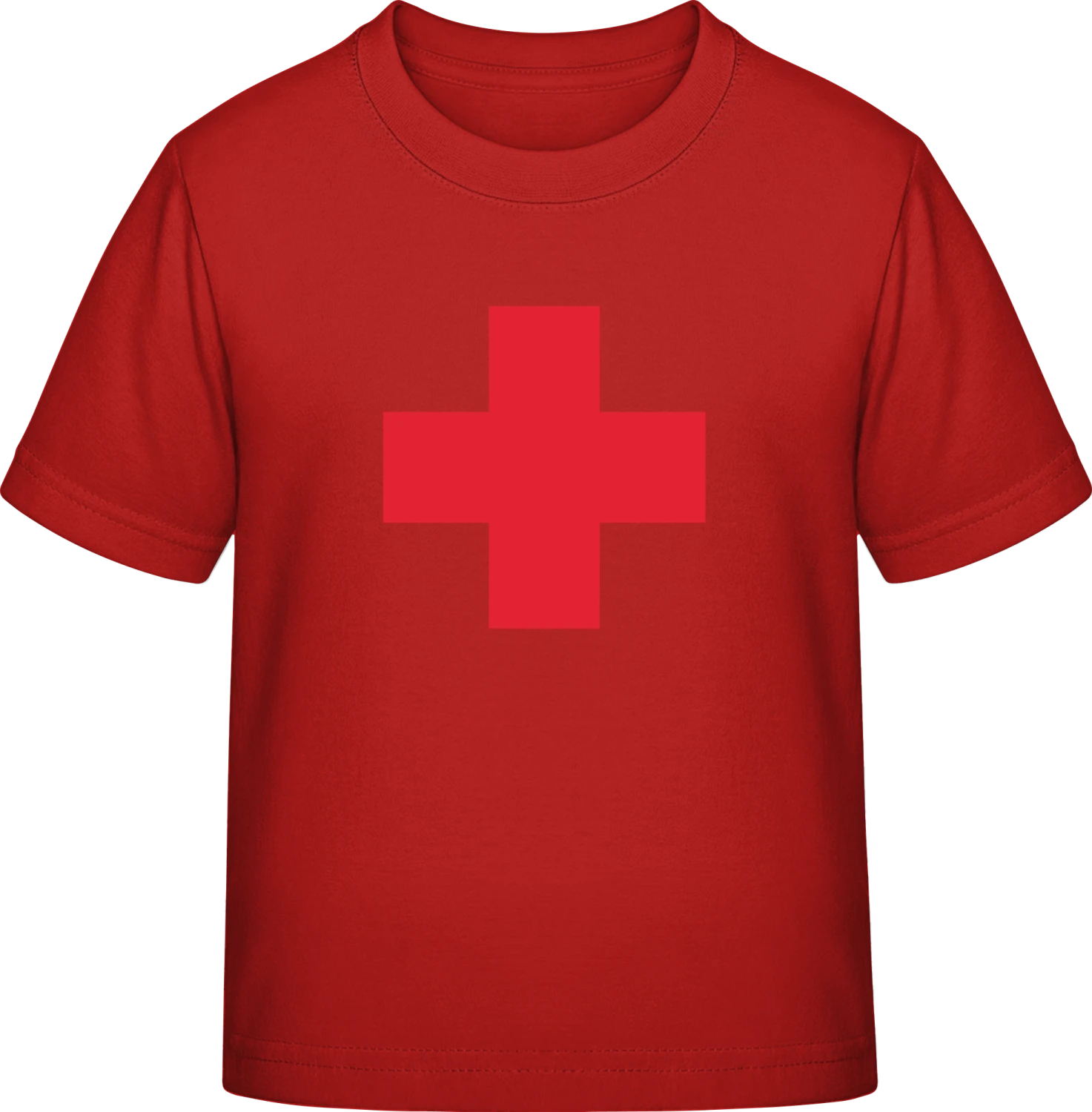 Swiss Cross - Red Exact 190 Kids - Front