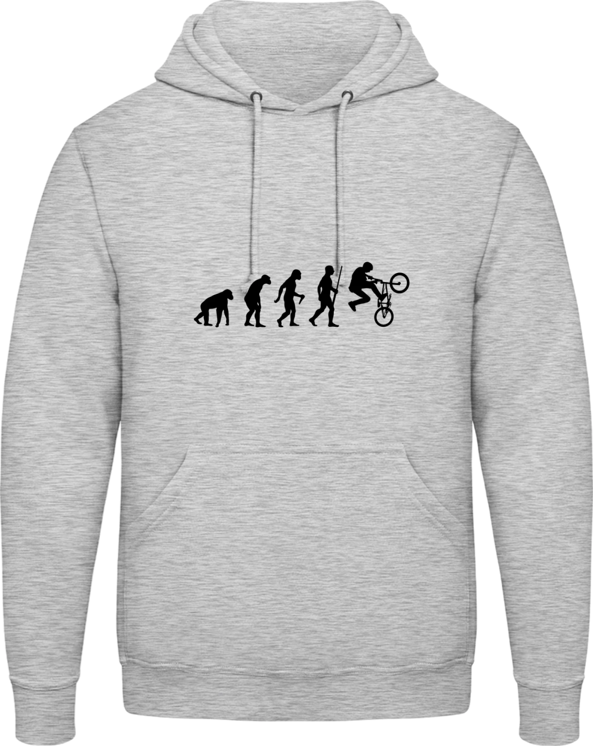 BMX Biker Evolution - Front_Heather Grey