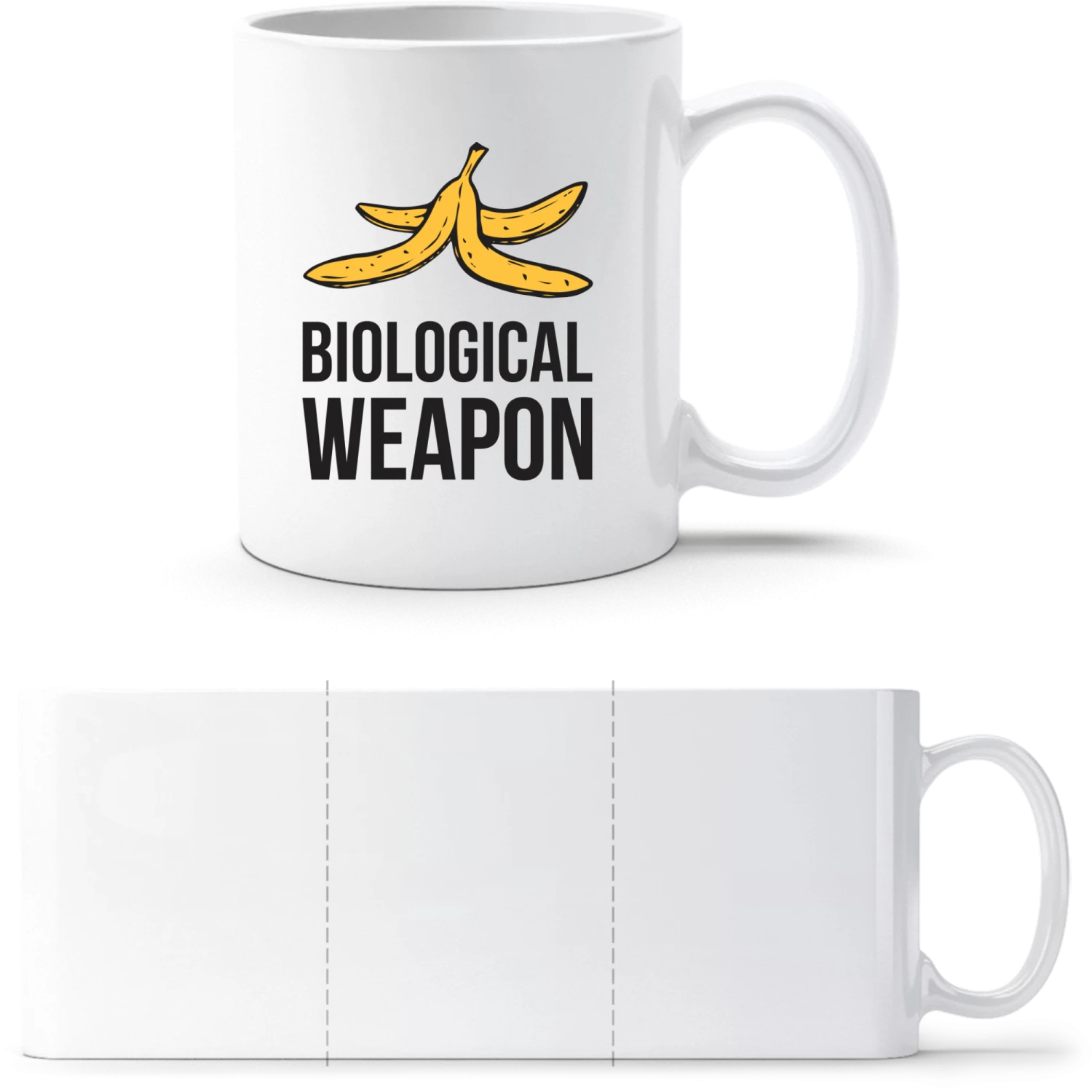 Biological Weapon - White White mug - front