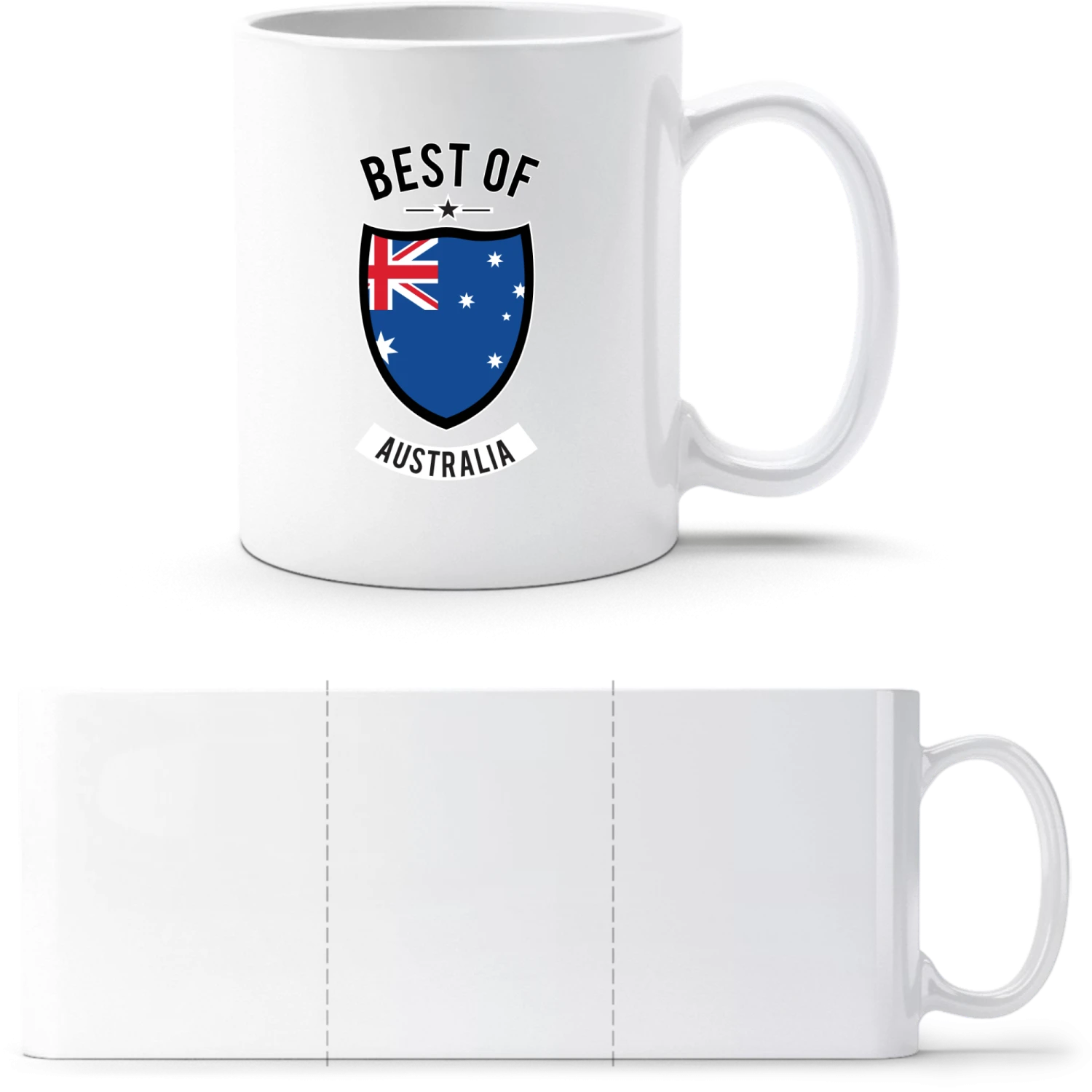Best of Australia - White White mug - front