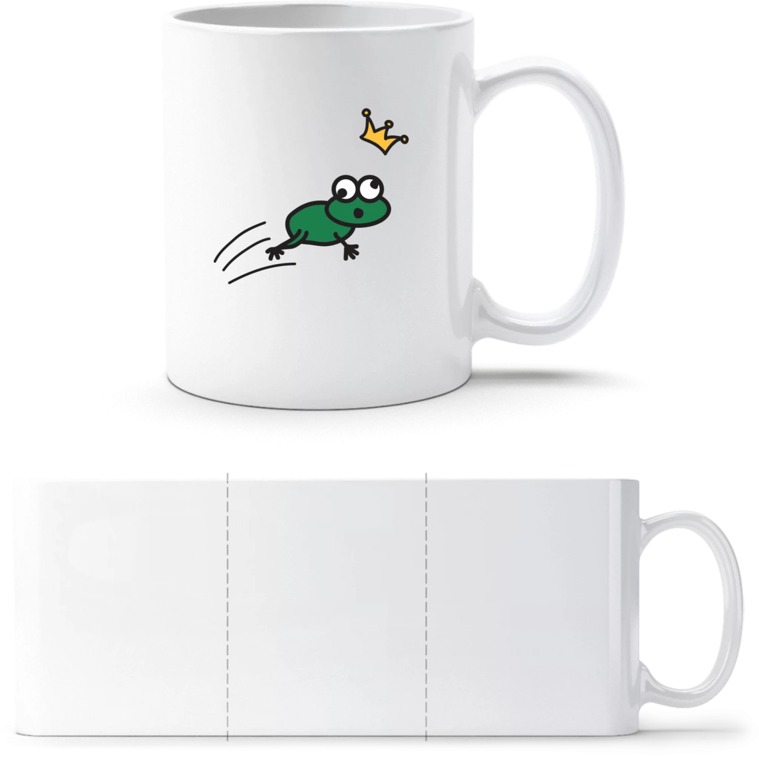 Frog Prince - White White mug - front