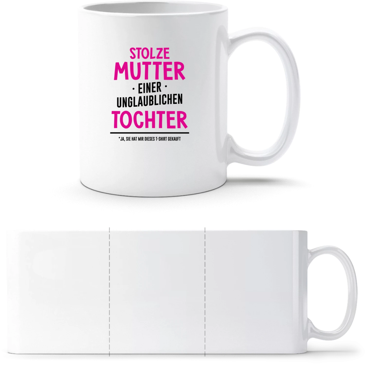 Stolze Mutter einer unglaublichen Tochter - White White mug - front
