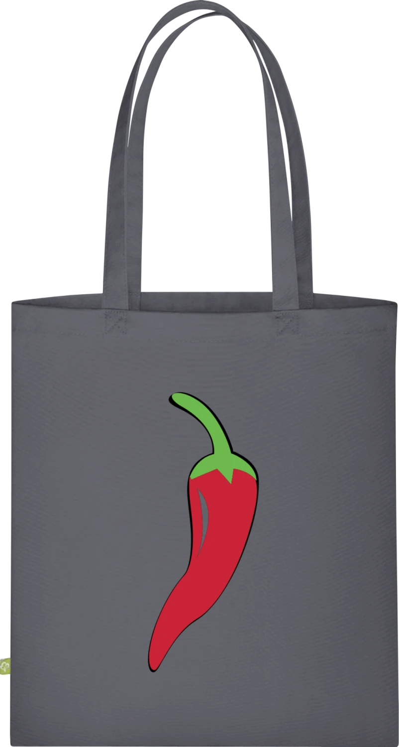 Red Pepper - Graphite Grey Organic Bag for Life - Front