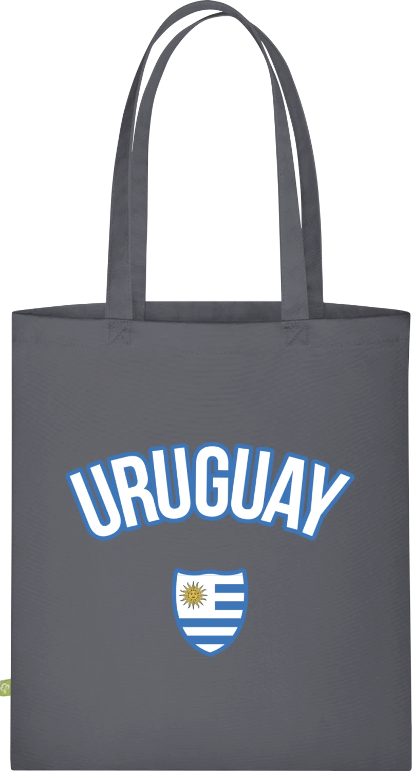 URUGUAY Fan - Graphite Grey Organic Bag for Life - Front