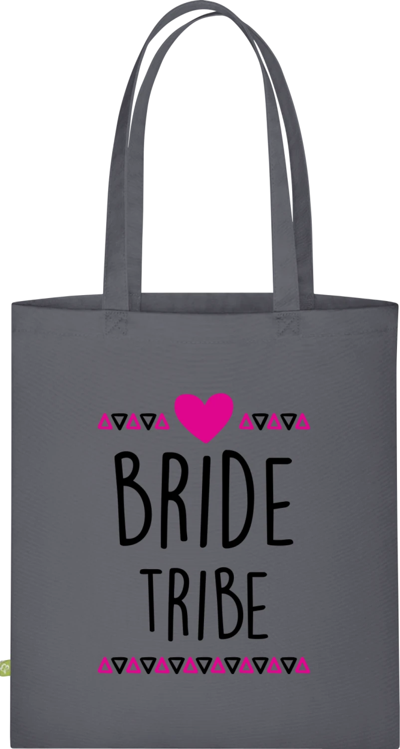 Bride Tribe - Graphite Grey Organic Bag for Life - Front