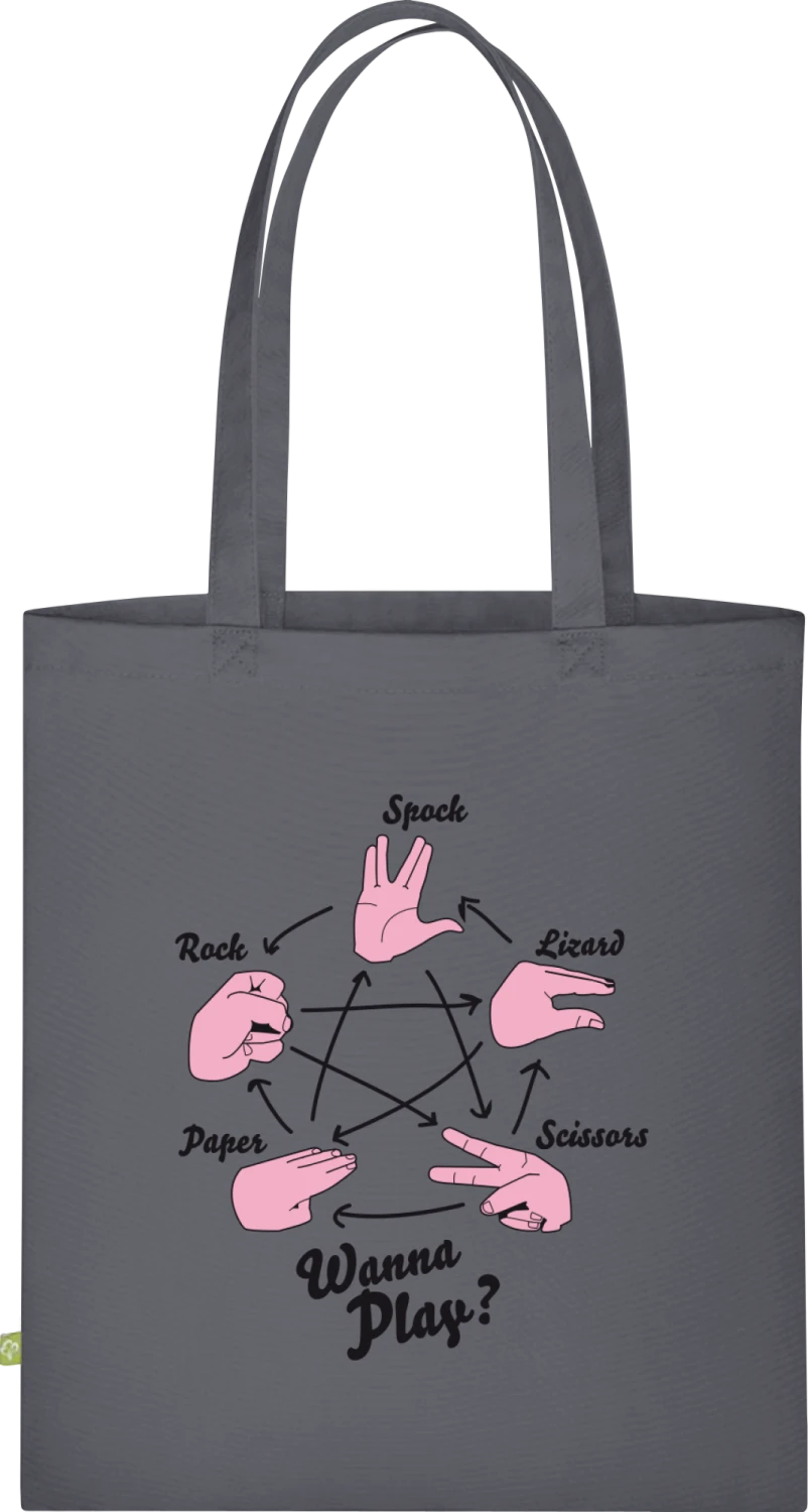 Big Bang Game - Graphite Grey Organic Bag for Life - Front